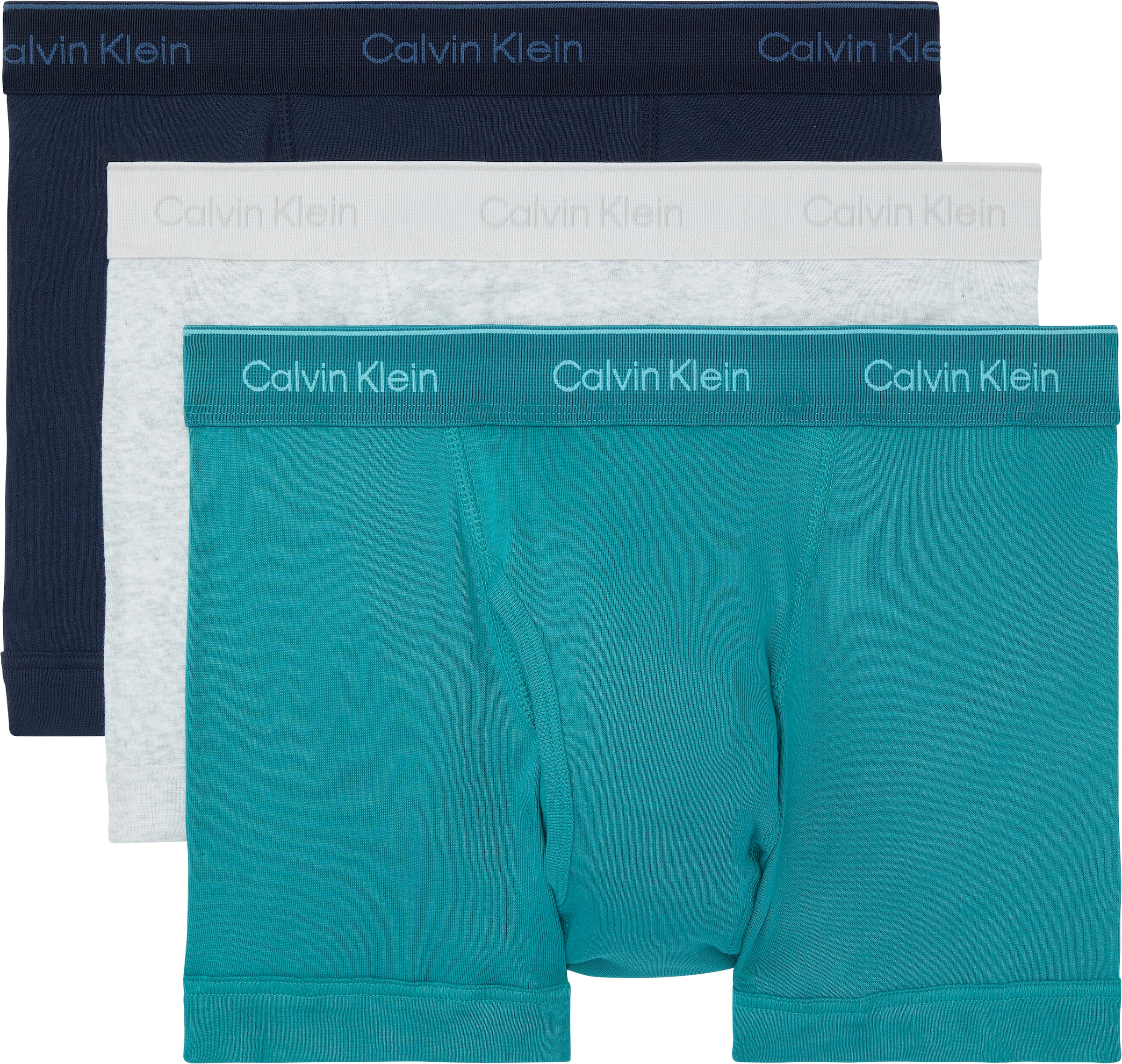 Calvin Klein Underwear Boxershorts »TRUNK 3PK«, (Packung, 3er-Pack), mit Logo-Elastikbund