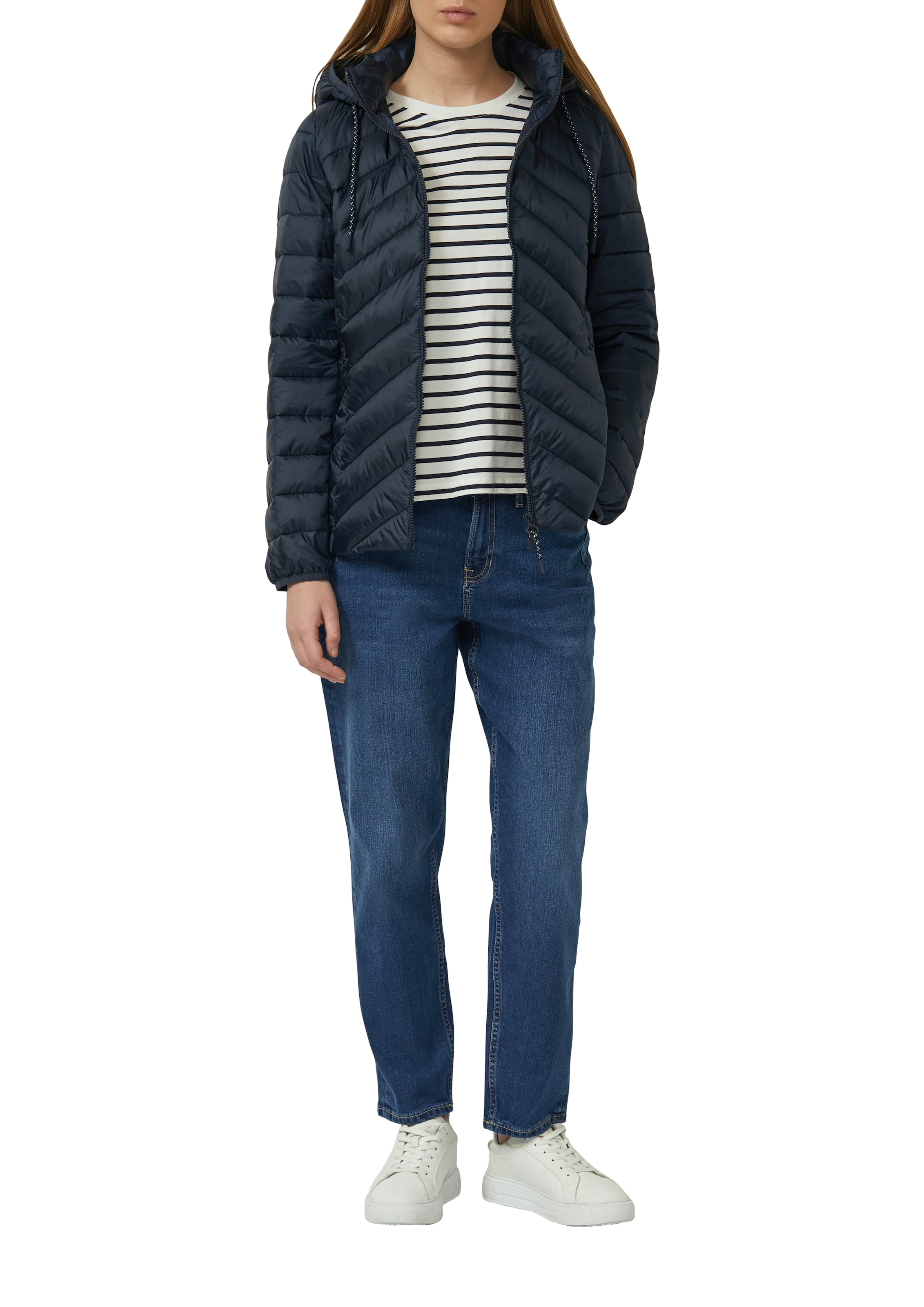 s.Oliver Steppjacke mit Kapuze mit Kapuze und Kordelzug