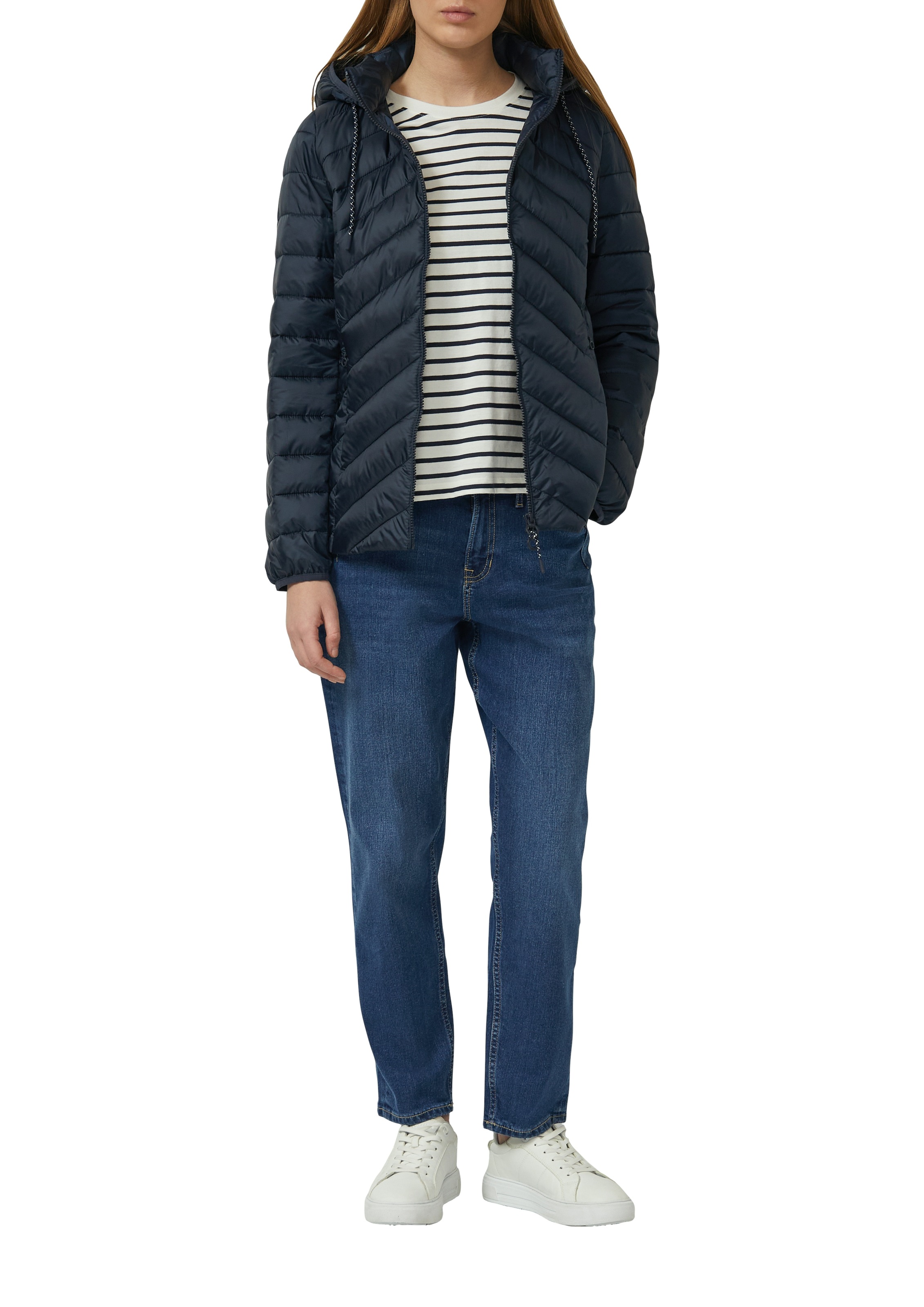 s.Oliver Steppjacke mit Kapuze mit Kapuze und Kordelzug günstig online kaufen