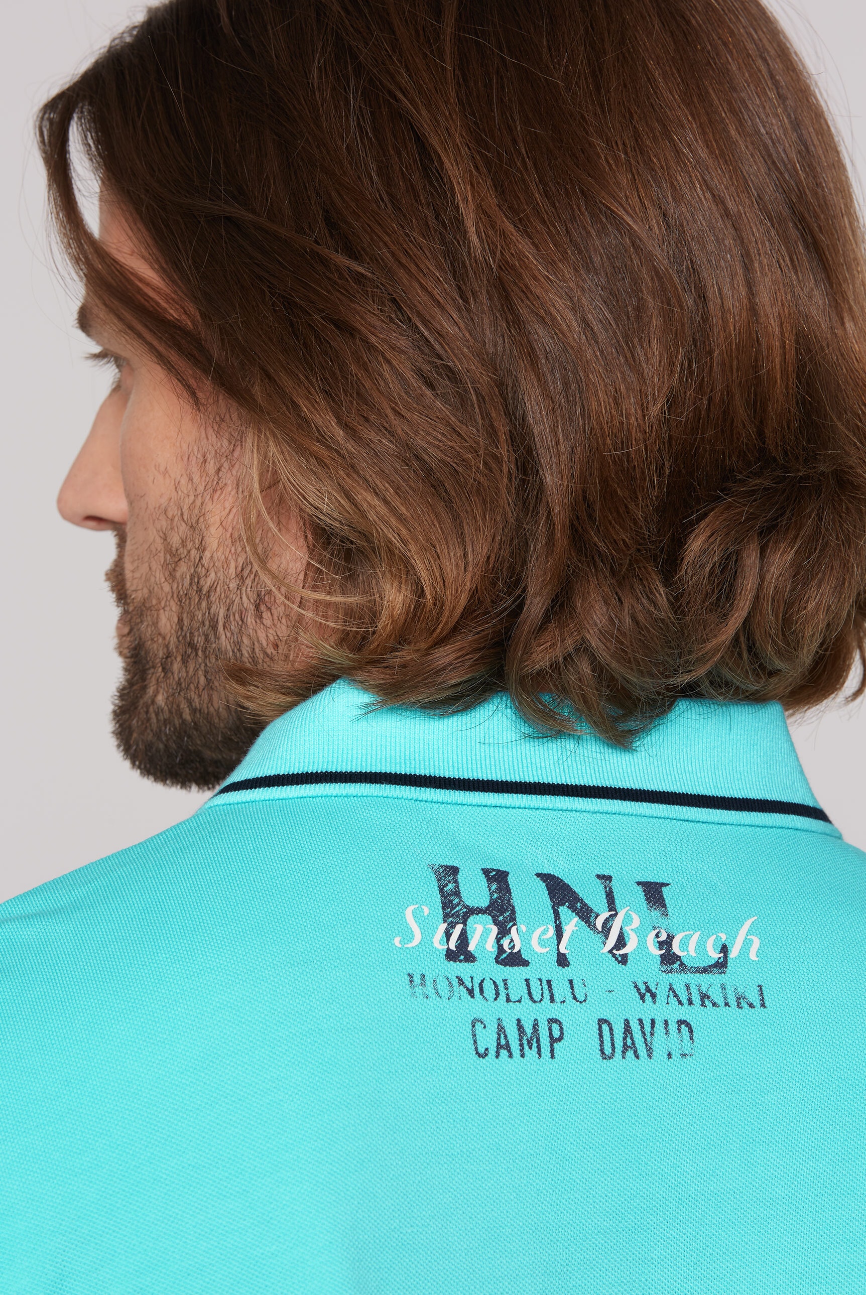 CAMP DAVID Poloshirt, mit Farbverlauf