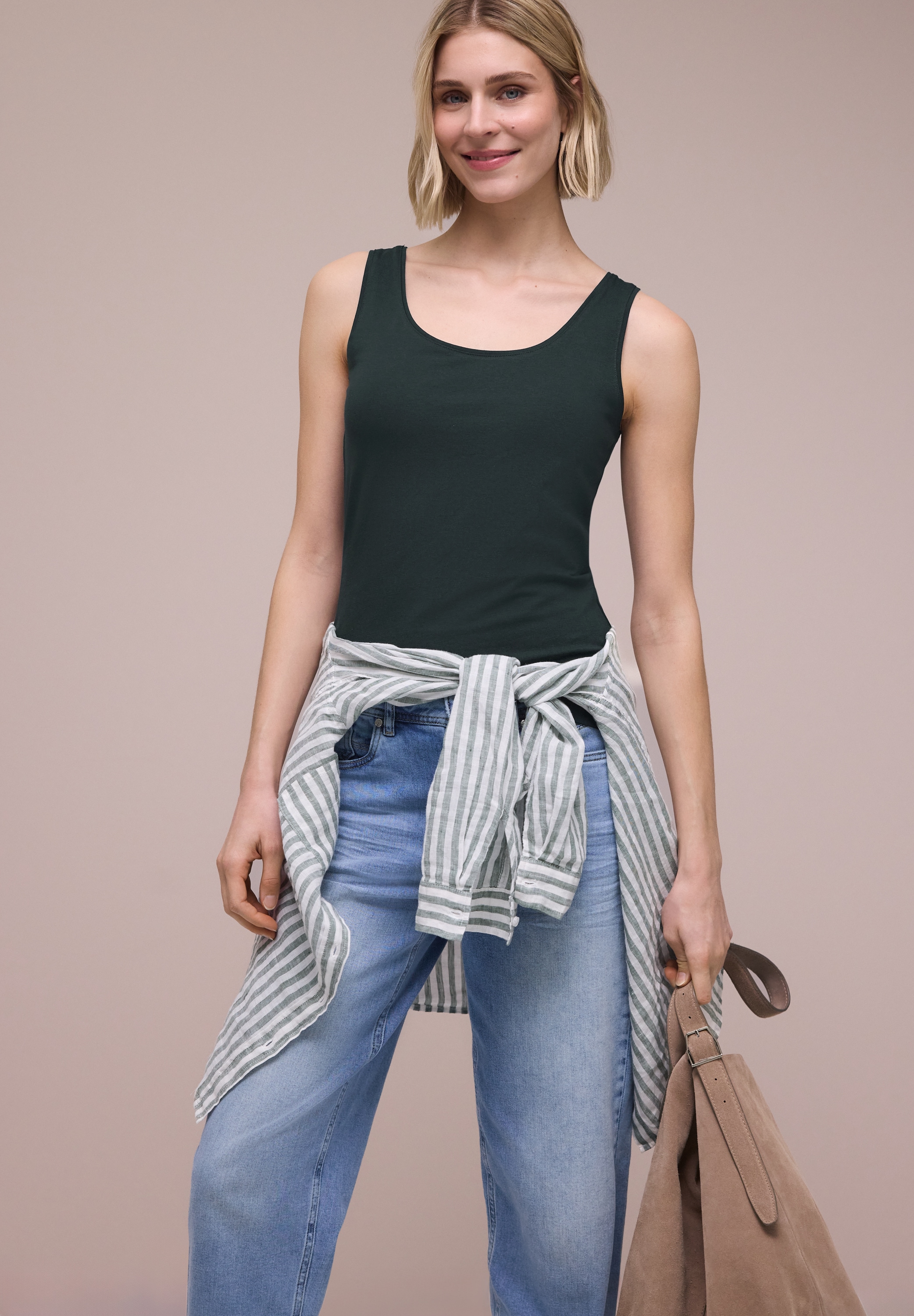 STREET ONE Tanktop »Style Anni« mit Stretchanteil