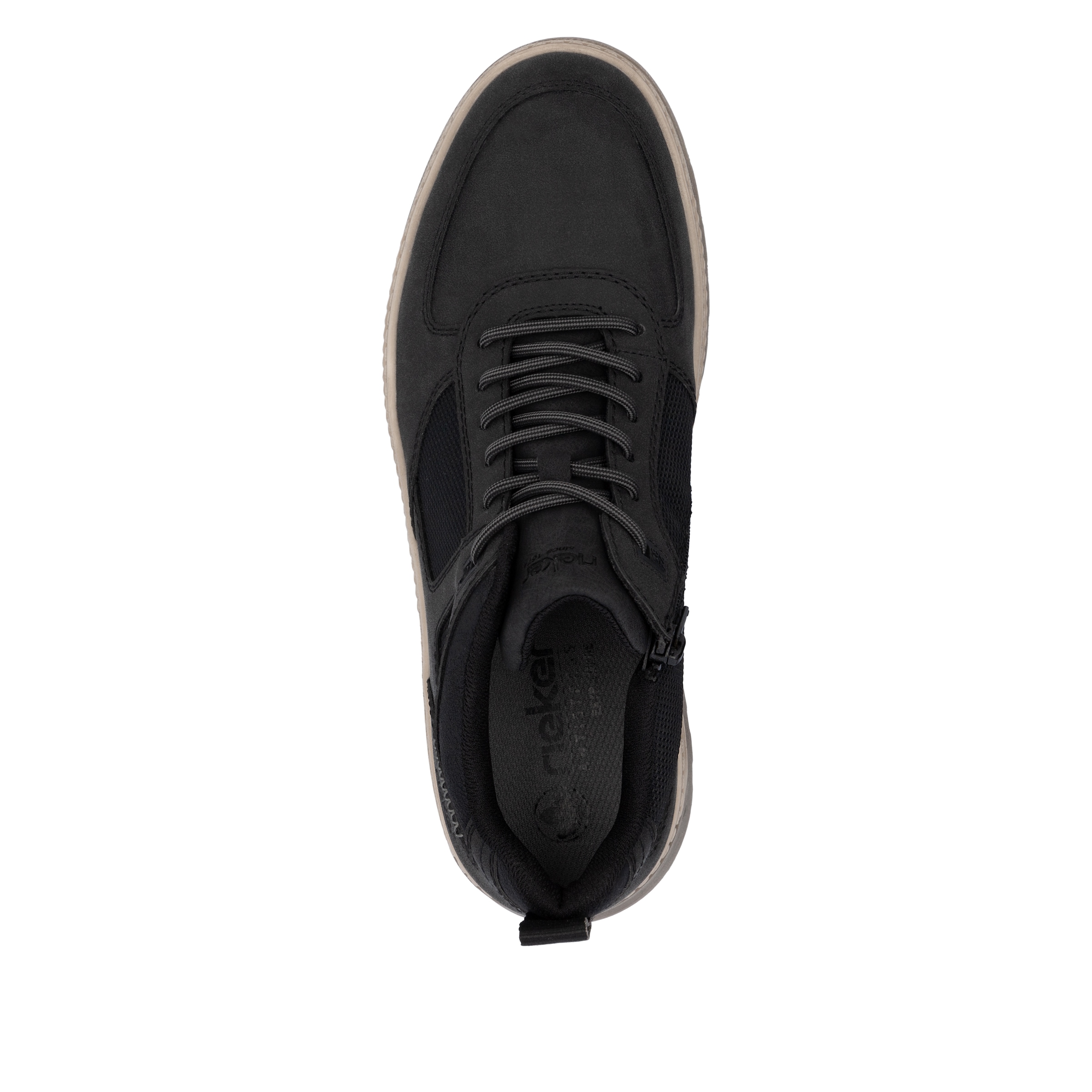 Rieker Sneaker, Schnürschuh, Halbschuh, Outdoorschuh mit gepolstertem Schaftrand