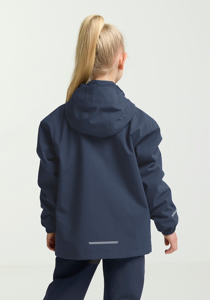 Jack Wolfskin 3-in-1-Funktionsjacke »HYBRID 3IN1 JACKET K« mit Kapuze für Kinder, atmungsaktive Fleece-Innenjacke, wasserdichte Außenjacke