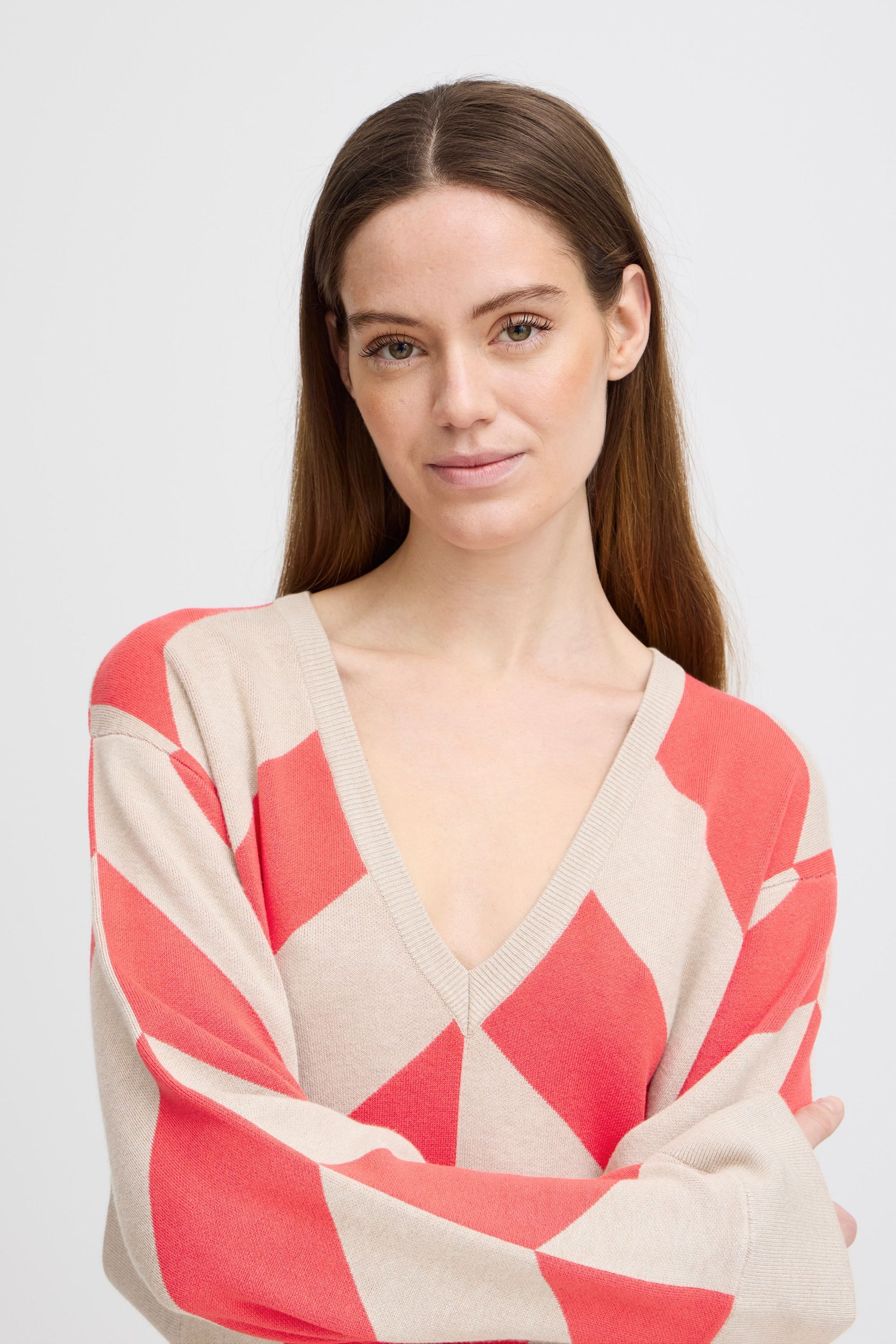 b.young Strickpullover »Strickpullover BYMMMORLA GEOMETRIC JUMPER -«