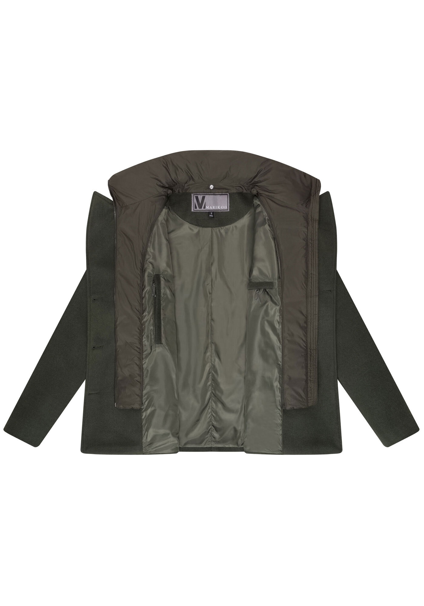 Marikoo Winterjacke »Aylaraa«, Elegante Designer Winterjacke