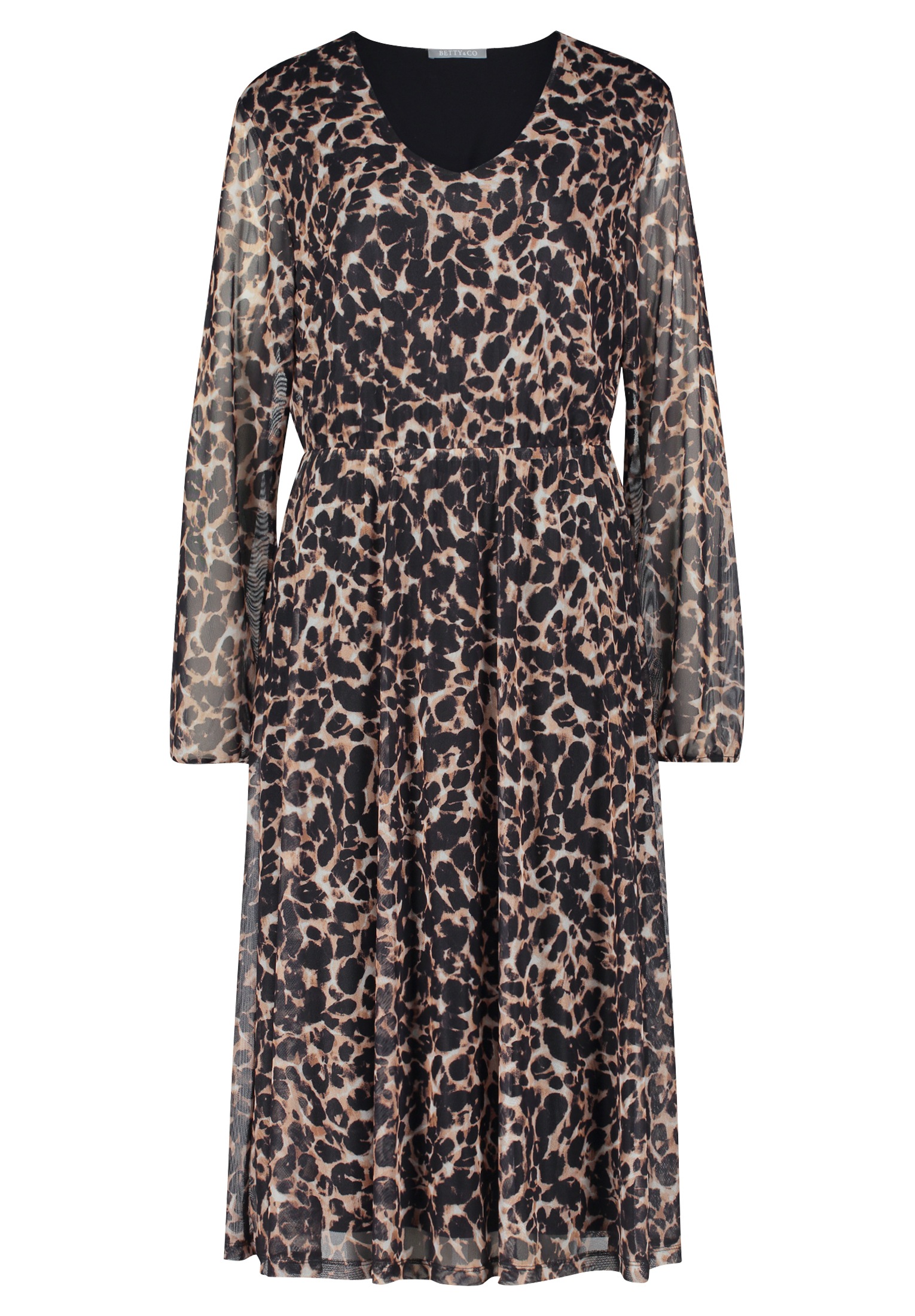 Betty&Co Midikleid »Betty & Co Midikleid mit V-Ausschnitt«, Druck