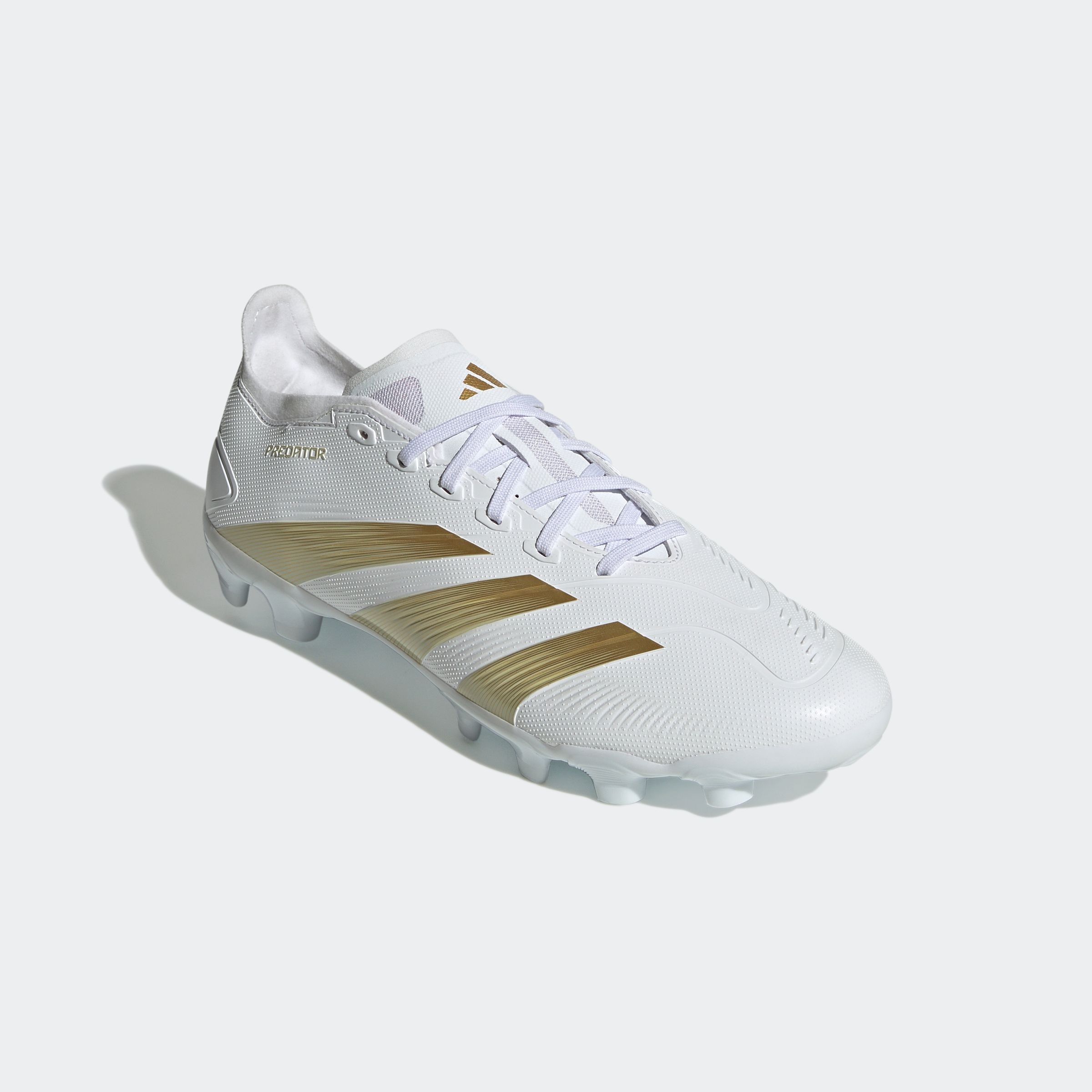 Herren Fußballschuh "PREDATOR LEAGUE MG", ADIDAS PERFORMANCE, Gr. 46, weiß, Synthetik, Textil, Schuhe