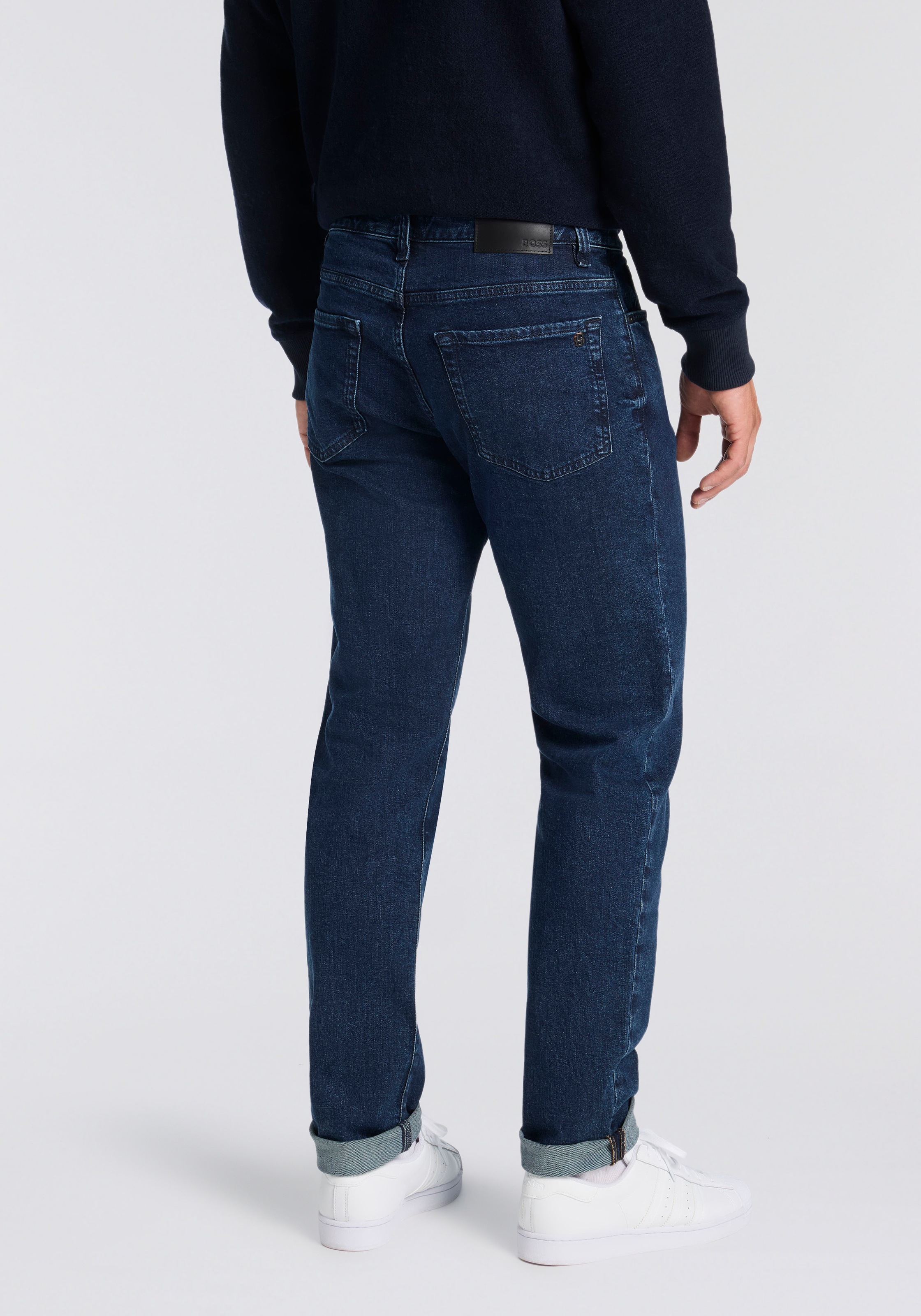 Thumbnail - BOSS ORANGE Regular-fit-Jeans "Re Maine" in dezenter Waschung