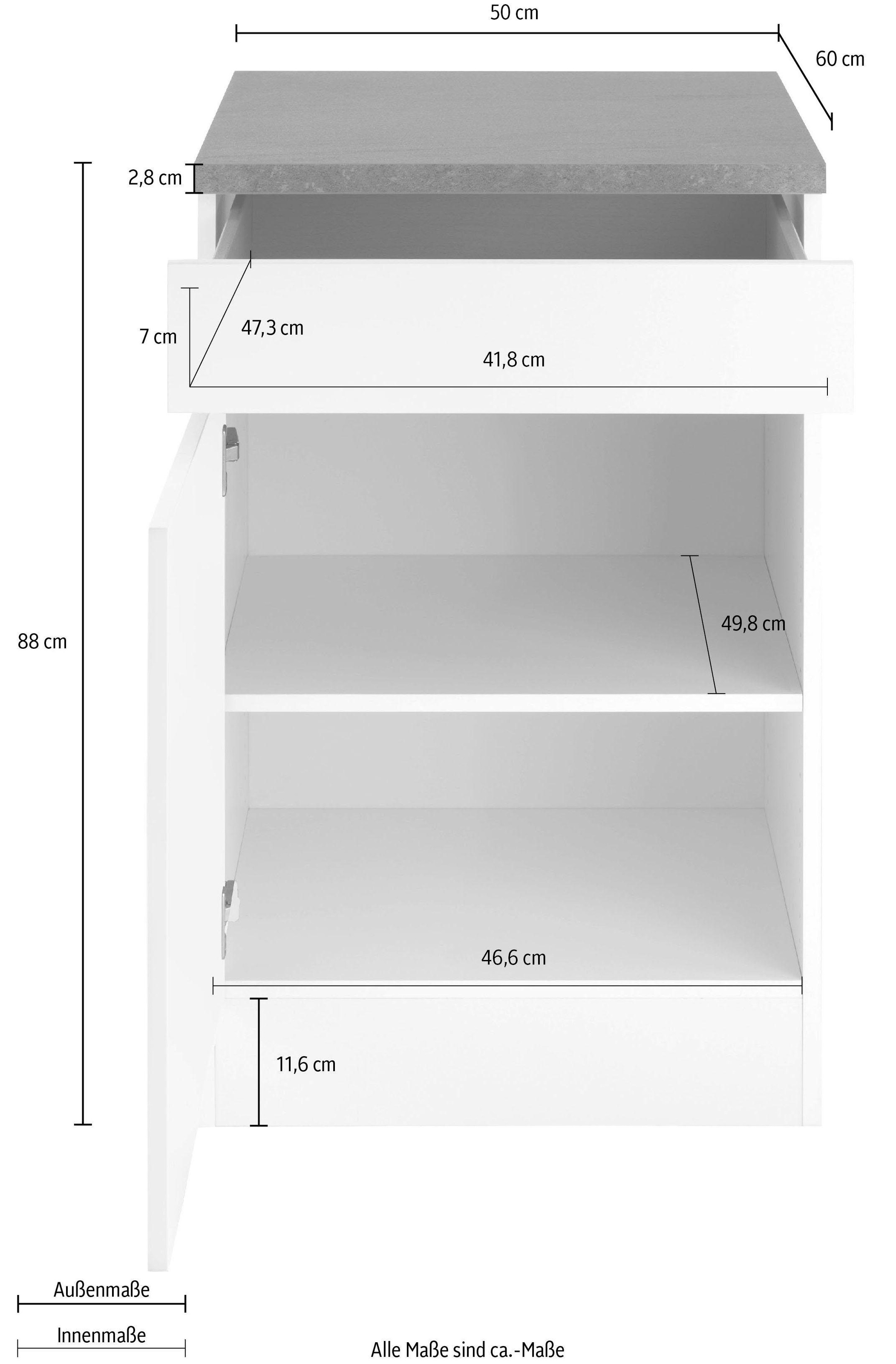 OPTIFIT Unterschrank »Roth«, Breite 50 cm | BAUR