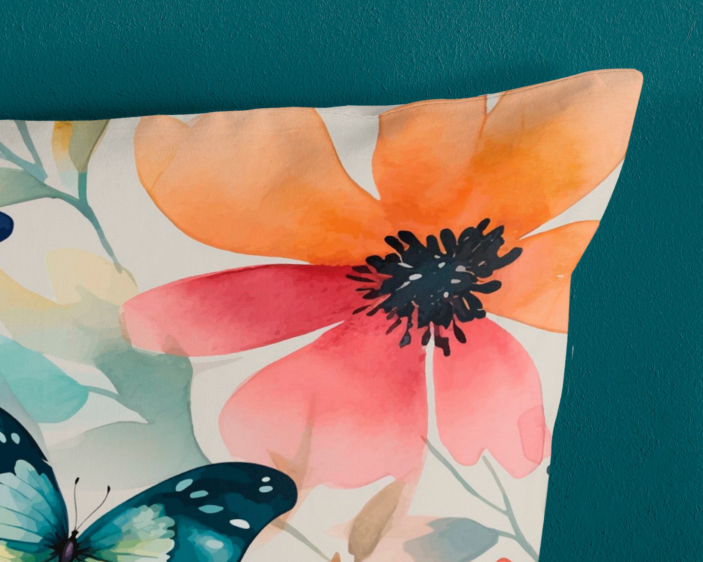 good morning Wendebettwäsche »Vallee«, 100% Baumwolle, 135x200, Reißverschluss, Wendeoptik, Blumen, Bunt