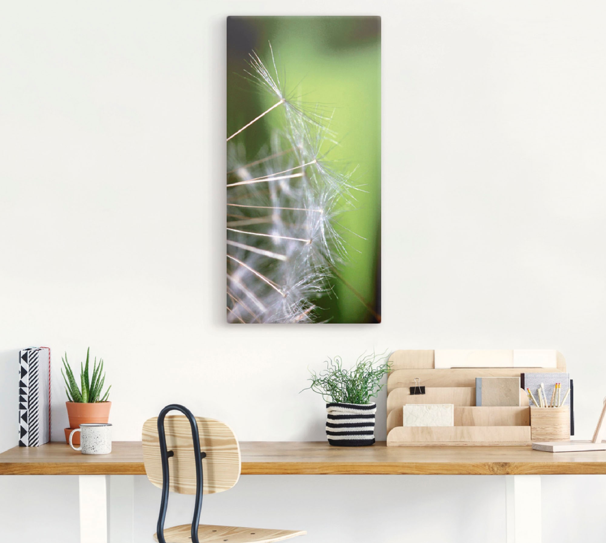 Artland Leinwandbild »Pusteblumesamen«, Blumen, (1 St.), auf Keilrahmen gespannt