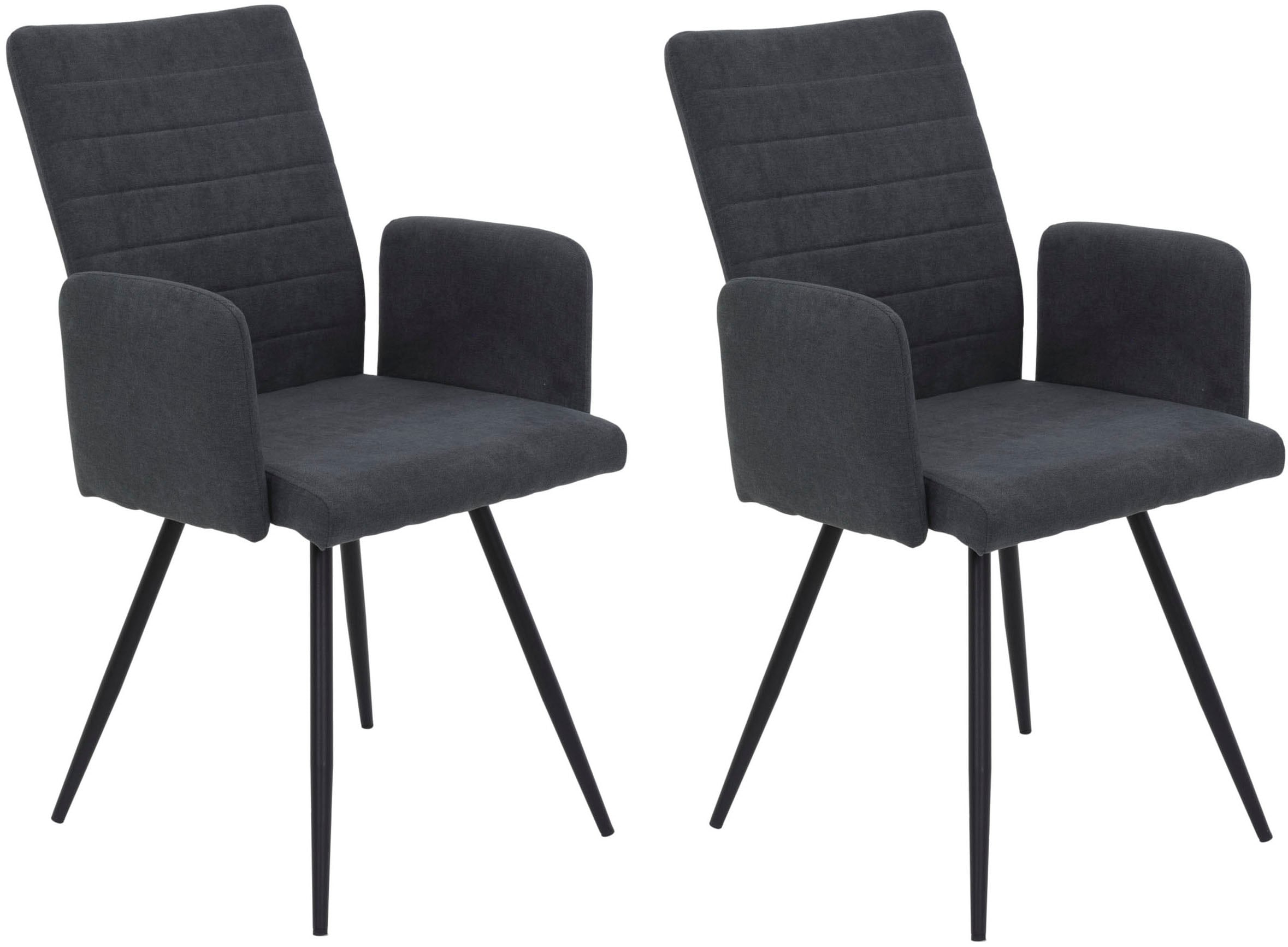 HELA 4-Fußstuhl "PARIS" (Set) 2 Stk.4-Fuß,Rundrohrgestell konisch,mit Armle günstig online kaufen