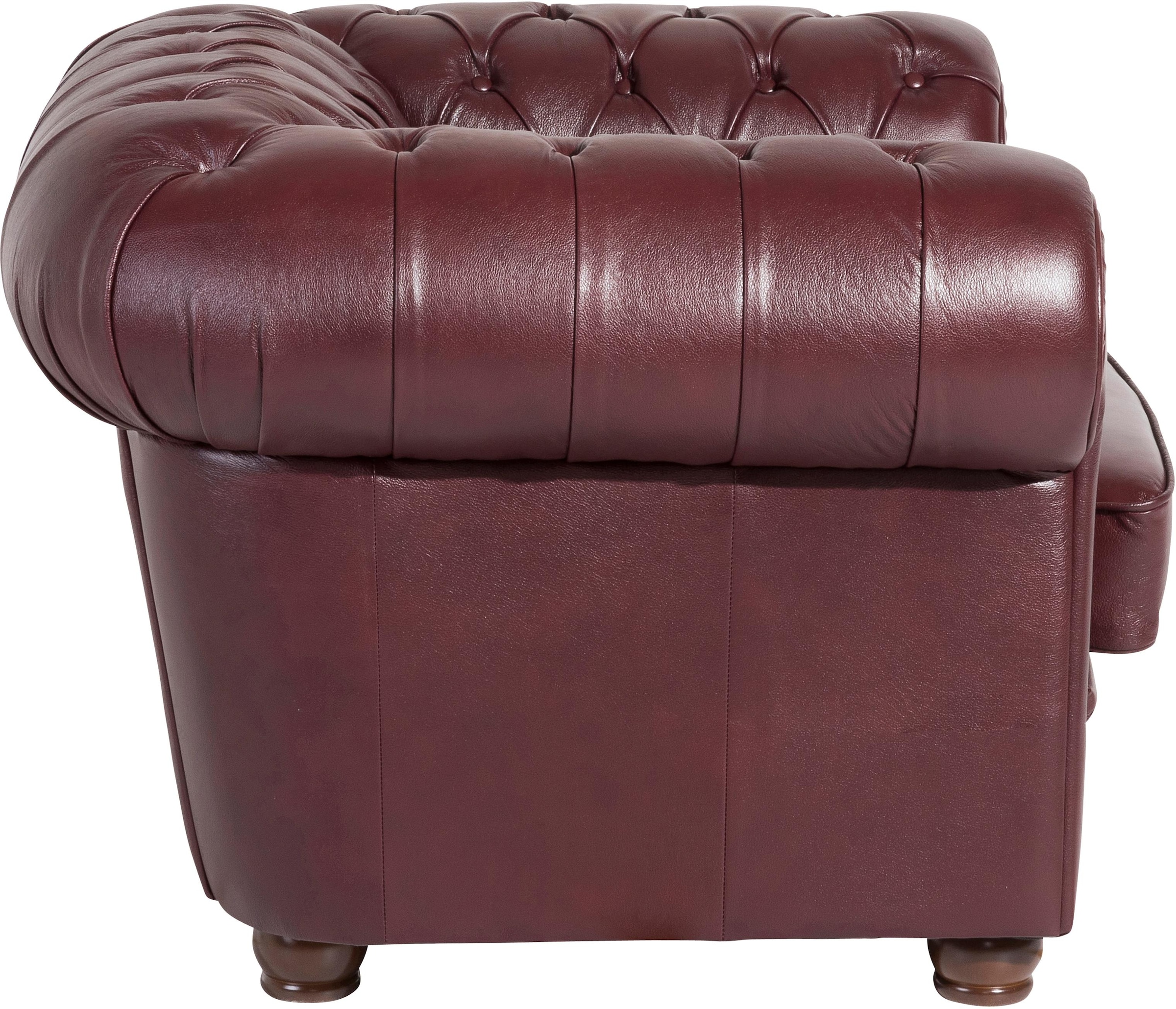 Max Winzer® Sessel »Bristol, Loungesessel«, mit edler Knopfheftung, Breite 110 cm