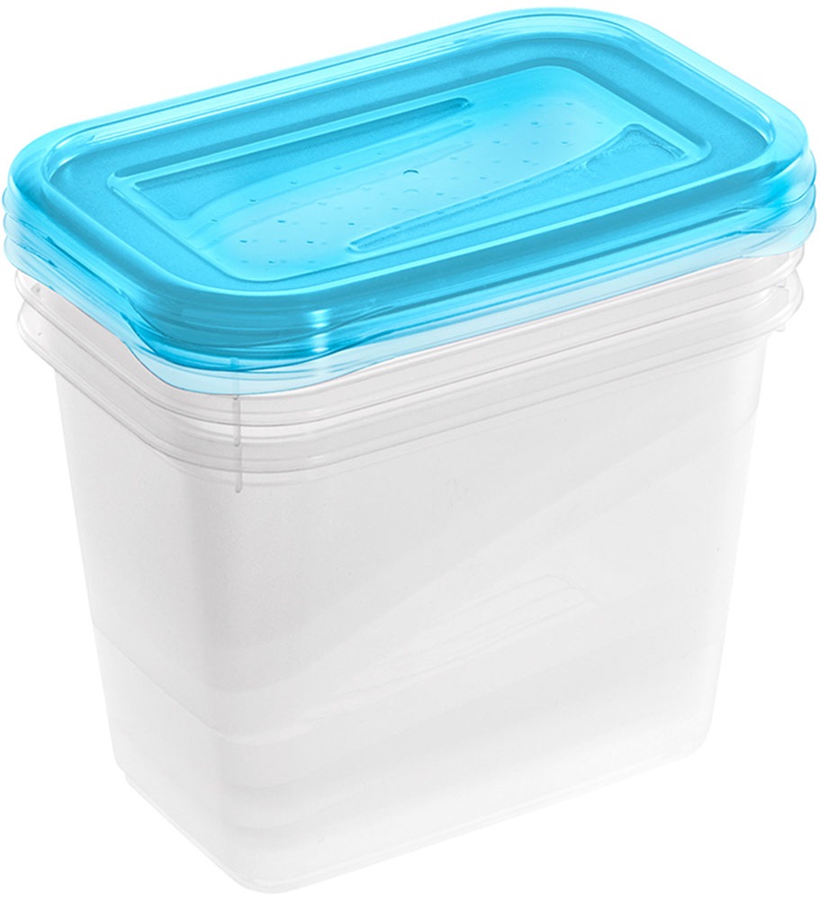 keeeper Frischhaltedose »Fredo Fresh (Set,17-tlg.), rechteckig, 500-2000 ml« Set, 17 Stk. tlg. lebensmittelecht, spülmaschinengeeignet, gefriergeeignet