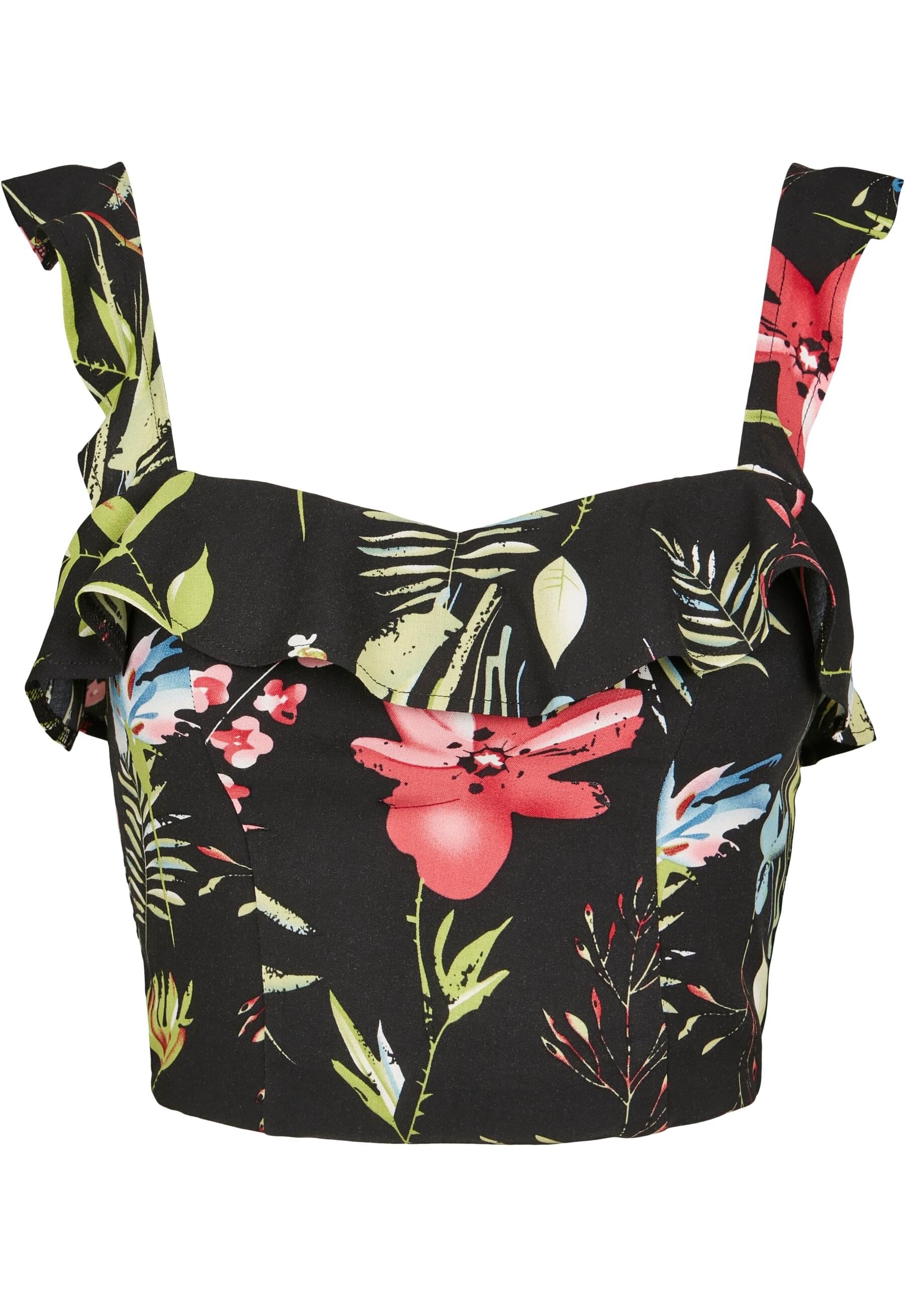 URBAN CLASSICS Muskelshirt "Urban Classics Damen Ladies Valance Top" 1 Stk. günstig online kaufen
