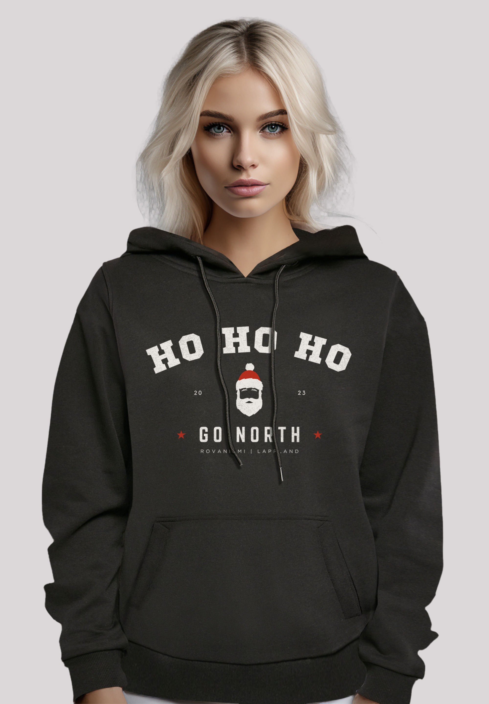 F4NT4STIC Kapuzenpullover "Ho Ho Ho Santa Weihnachten", Weihnachten, Geschenk, Logo