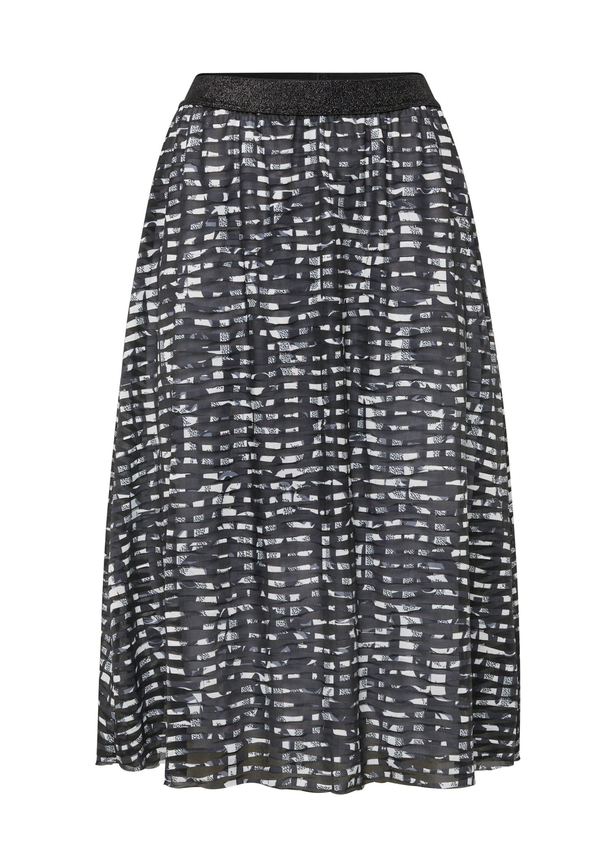 GOLDNER A-Linien-Rock "Kurzgröße Weiter Druckrock mit Rundumgummibund" günstig online kaufen
