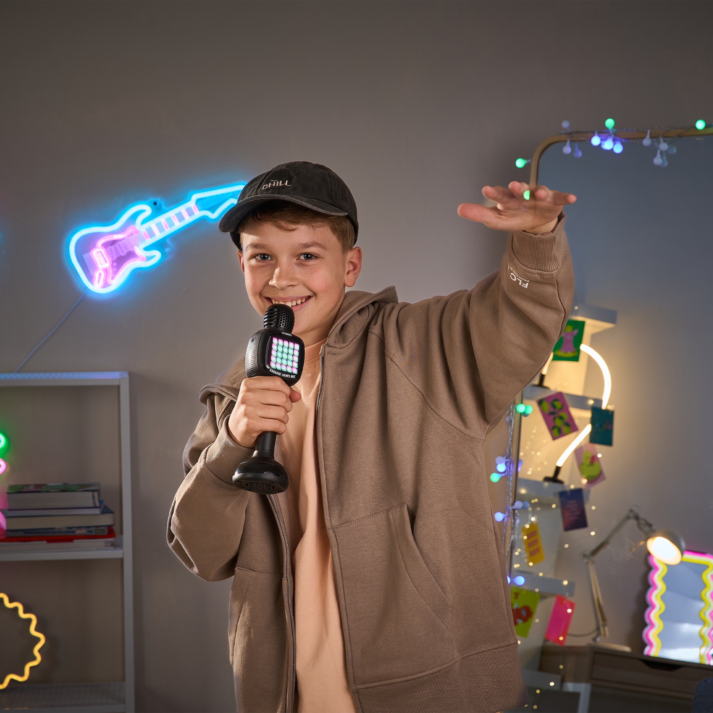Vtech® Spielzeug-Musikinstrument »Karaoke Lights Mic« mit Lichteffekten