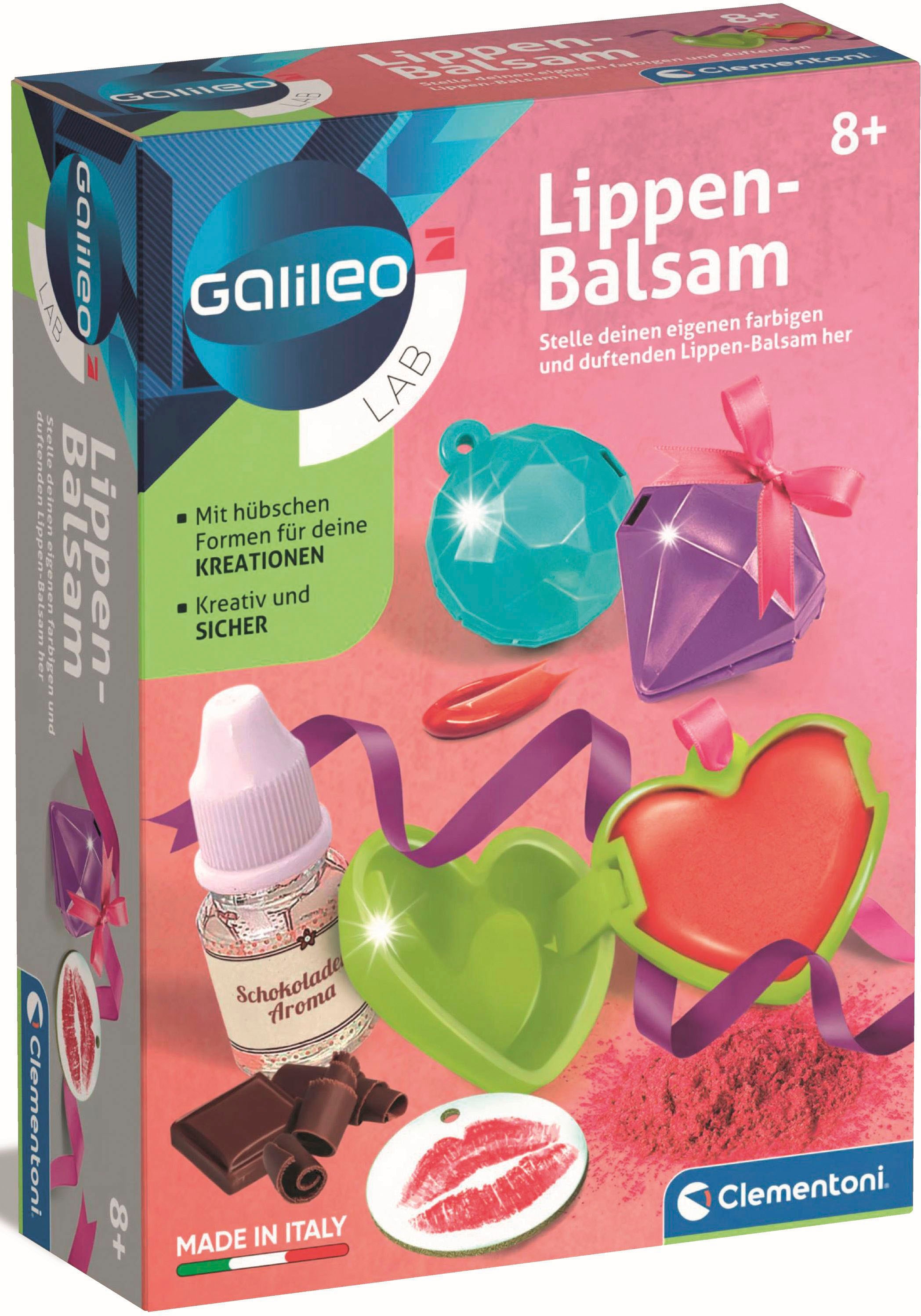 Clementoni® Experimentierkasten »Galileo, Lippen-Balsam«, Made in Europe