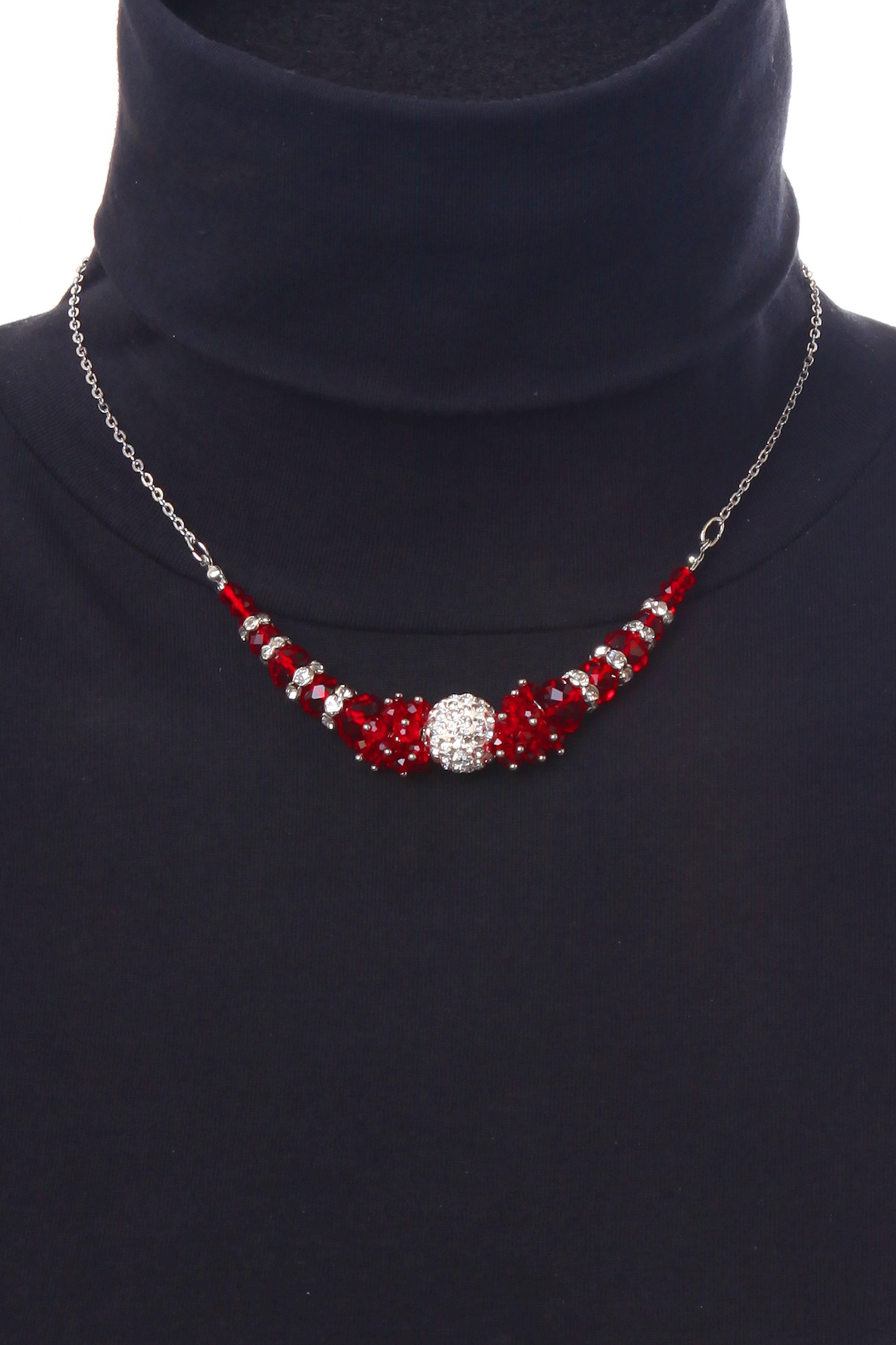 COLLEZIONE ALESSANDRO Kette mit Anhänger »Miriam« mit vielen kleinen Glassteinen