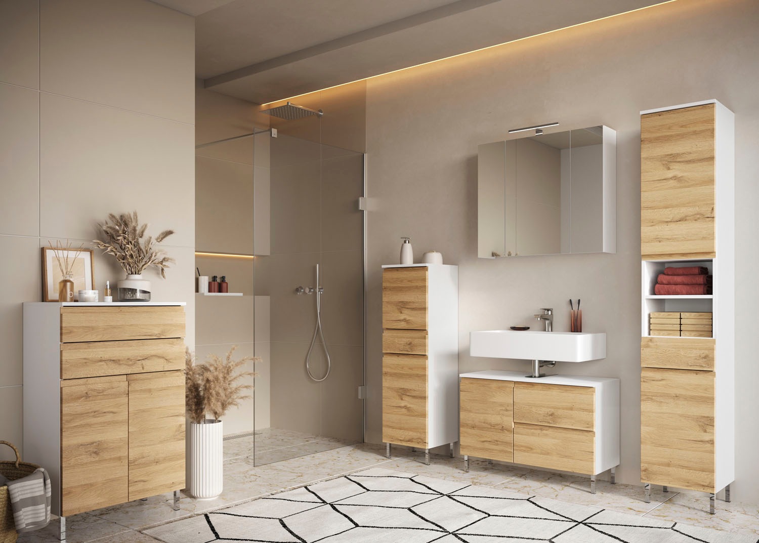 GERMANIA Badmöbel-Set "Torrance" 5 Stk. tlg. günstig online kaufen