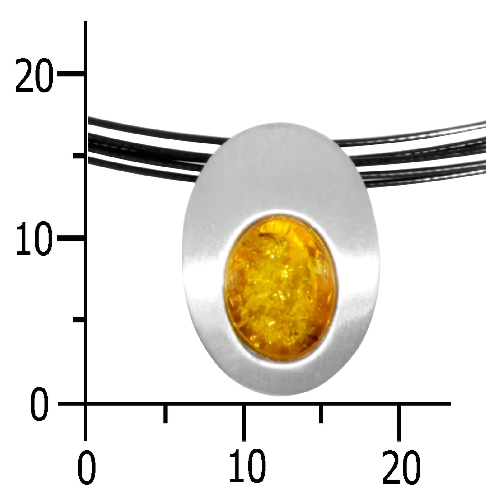 OSTSEE-SCHMUCK Halsreif »Ostsee-Schmuck Halsreif mit Anhänger Gleiter-Rabea«, (2 tlg.)