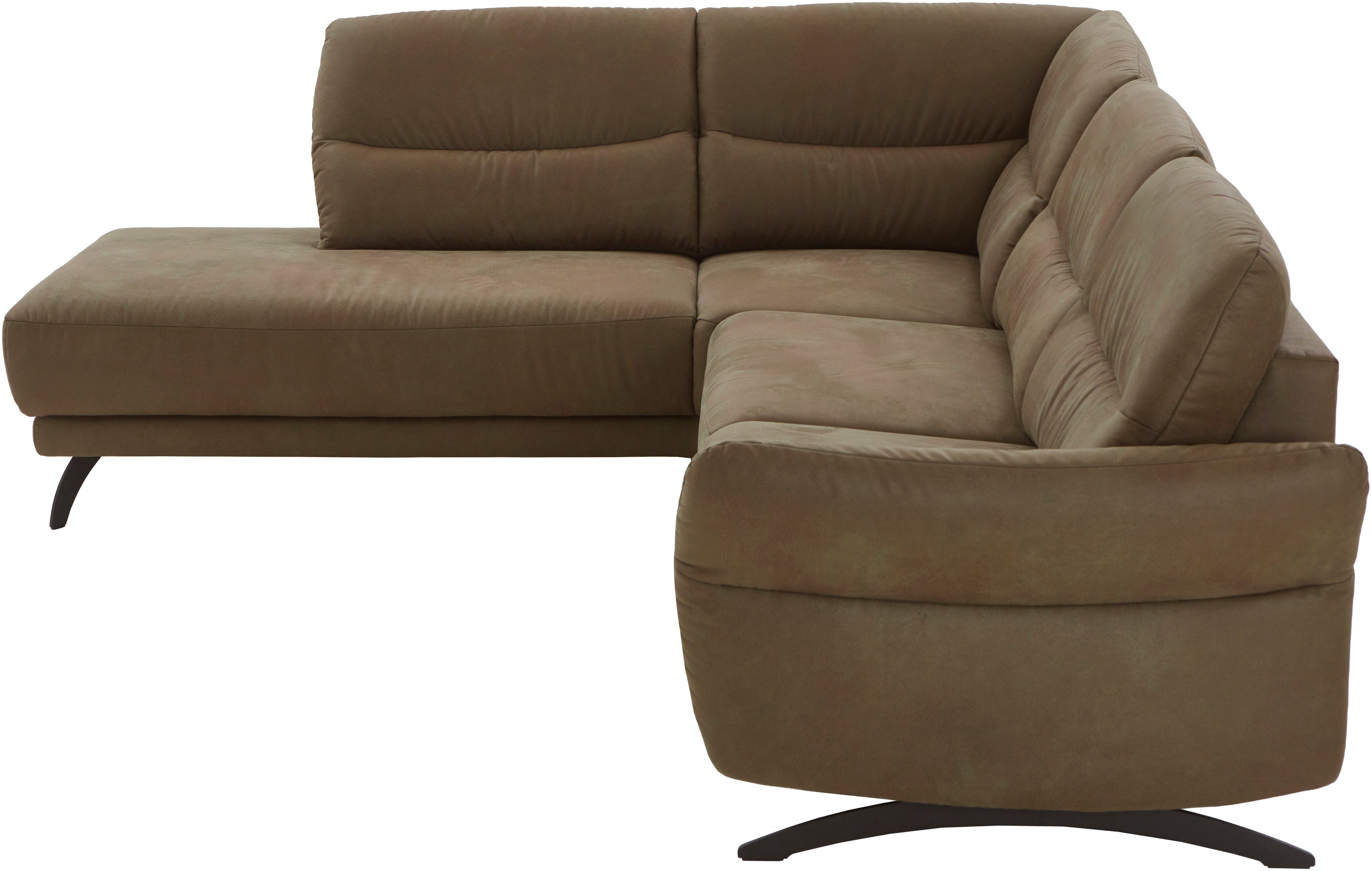 Home affaire Ecksofa "Novalis, Herz-Waage-Funktion & klappbarer Armlehne" Ergonomischer TTFK-Komfort, saugroboter-freundlich, frei stellbar