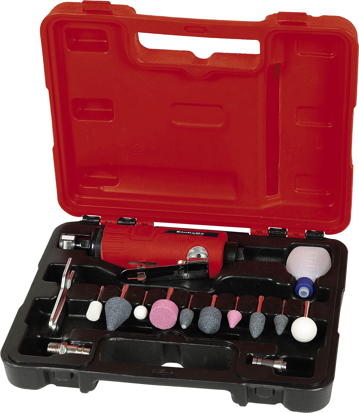 Einhell Druckluft-Stabschleifer »TC-PP 220«, (Set), 6,3 bar, inkl. Zubehör und Aufbewahrungskoffer