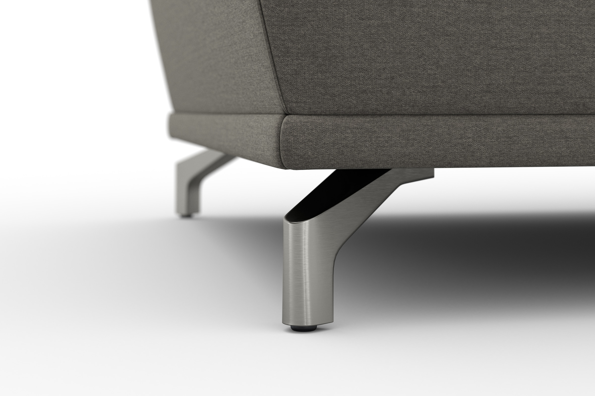 sit&more Ecksofa »Cabrio L-Form, mit Sitztiefenverstellung, Arm- und Kopfteilverstellung«, 2 Nierenkissen, Federkern, optional Bettfunktion und Stauraum