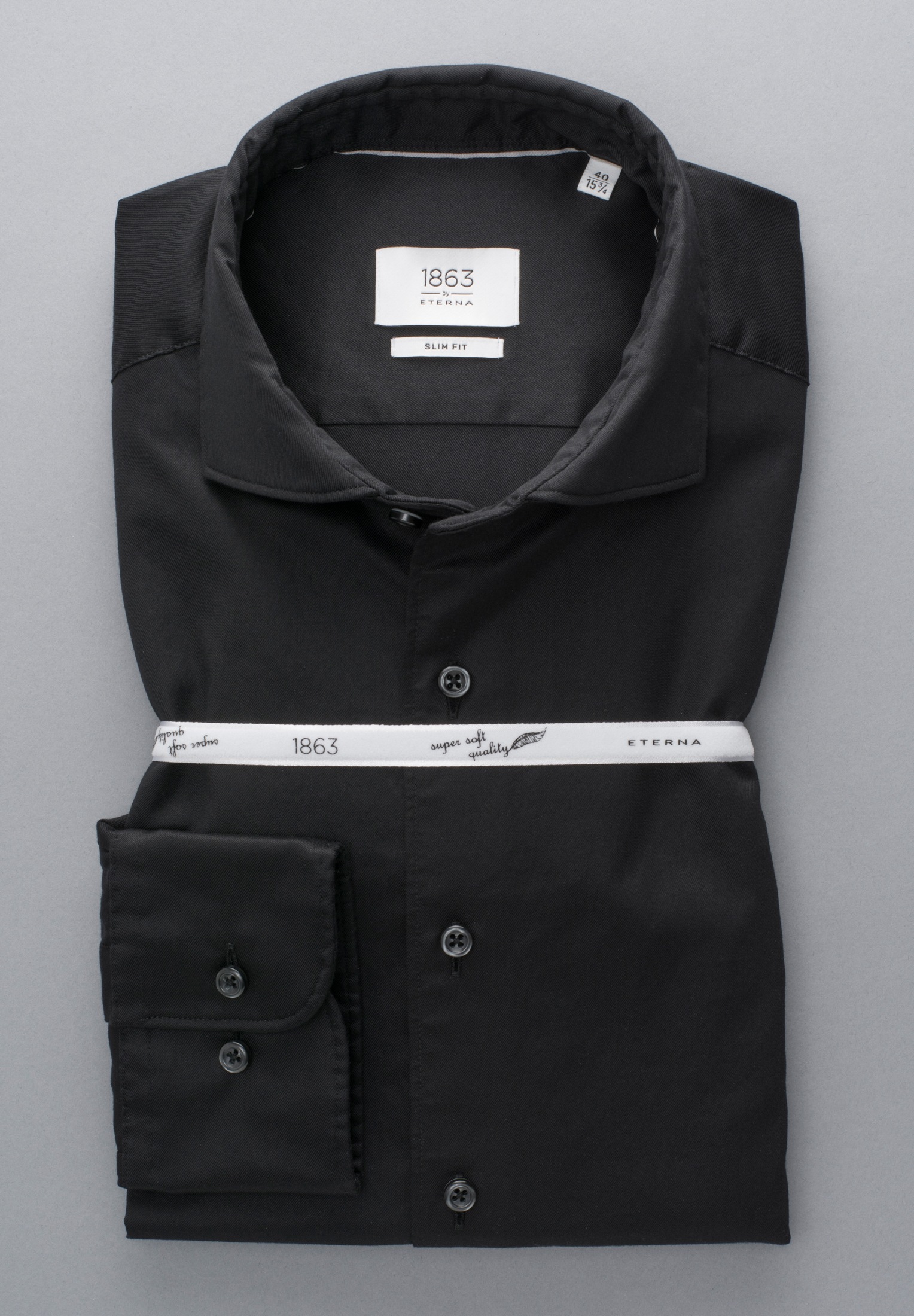 Eterna Langarmhemd »SLIM FIT«, EASY IRON (bügelleicht)