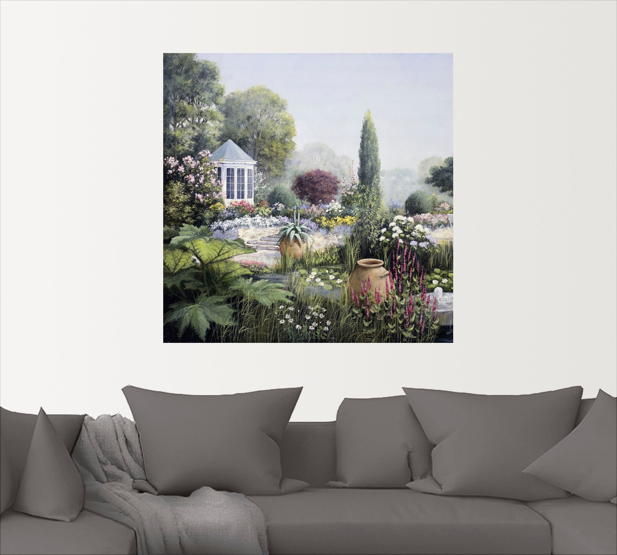 Artland Leinwandbild »Paradies I«, Garten, (1 St.), auf Keilrahmen gespannt