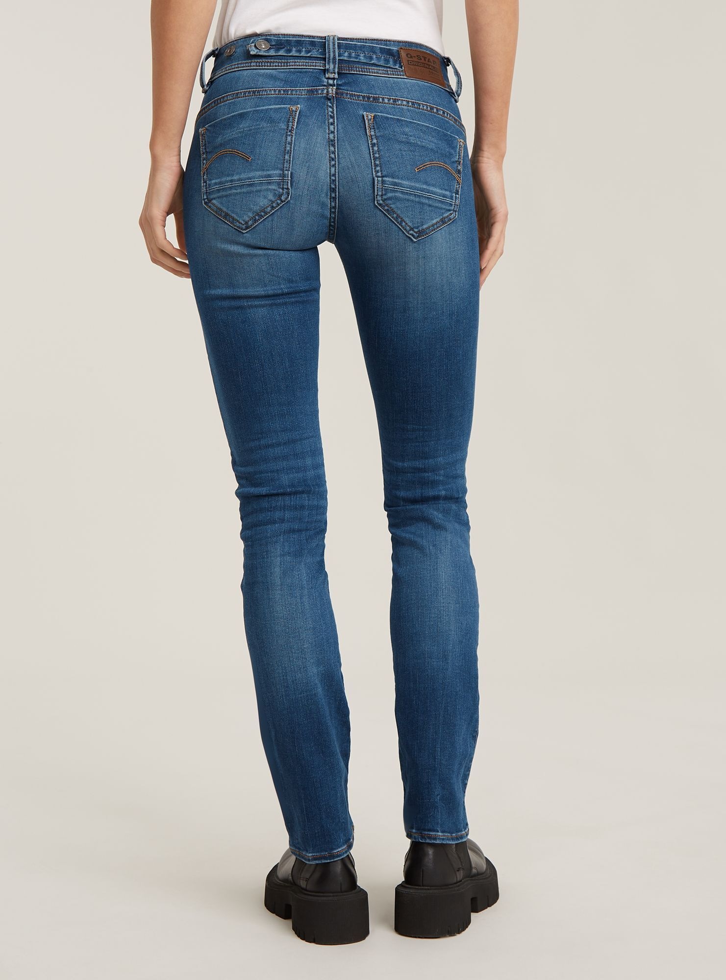 G-STAR Regular-fit-Jeans »Midge Straight Jeans«