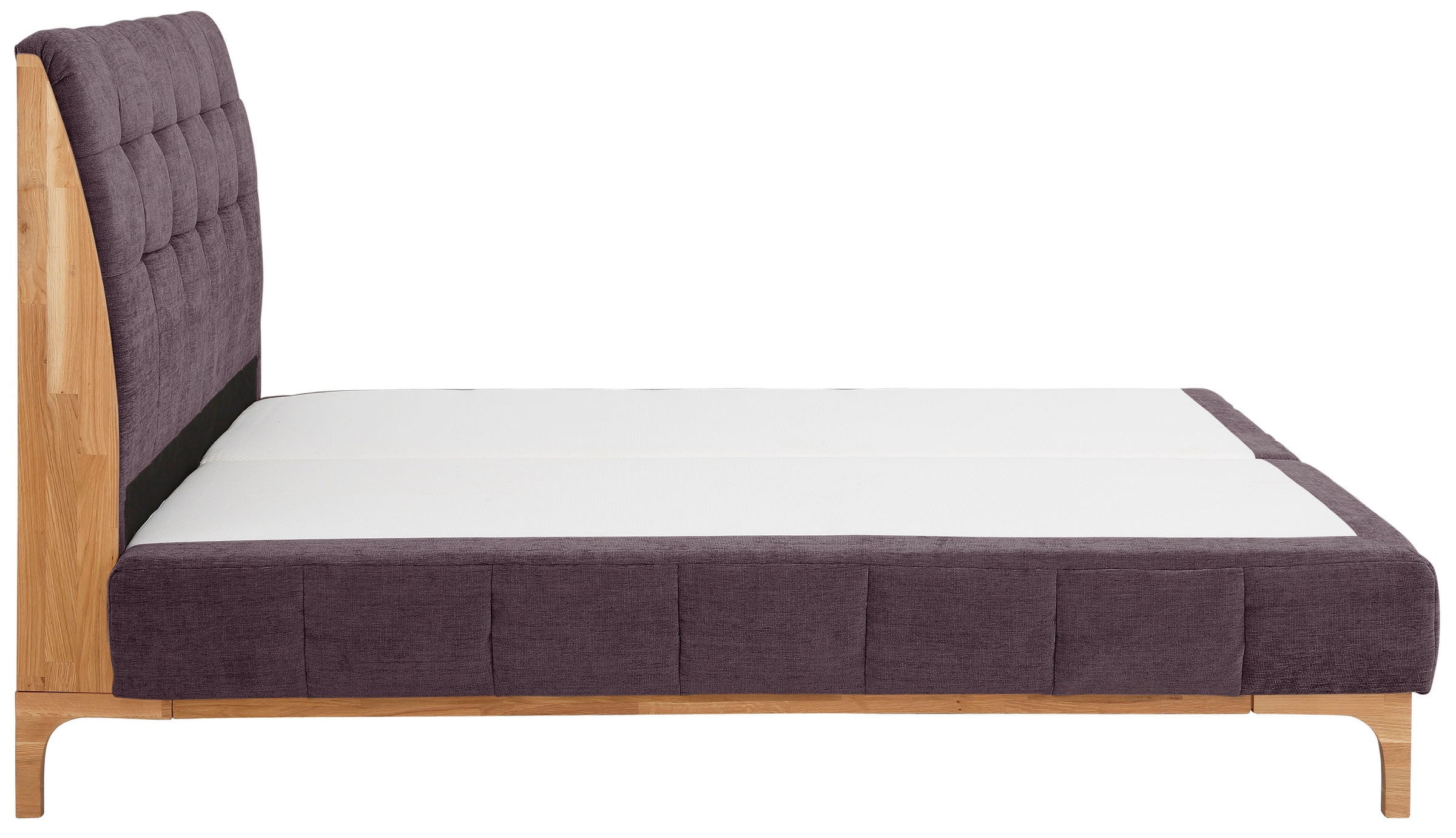 Boxspringbett OTTO HOME "Jelle", lila, B:181cm L:216cm, Komplettbetten, Boxspringbett, zertifizierte, recycelte Bezugsstoffe, verschiedene Ausführungen 9