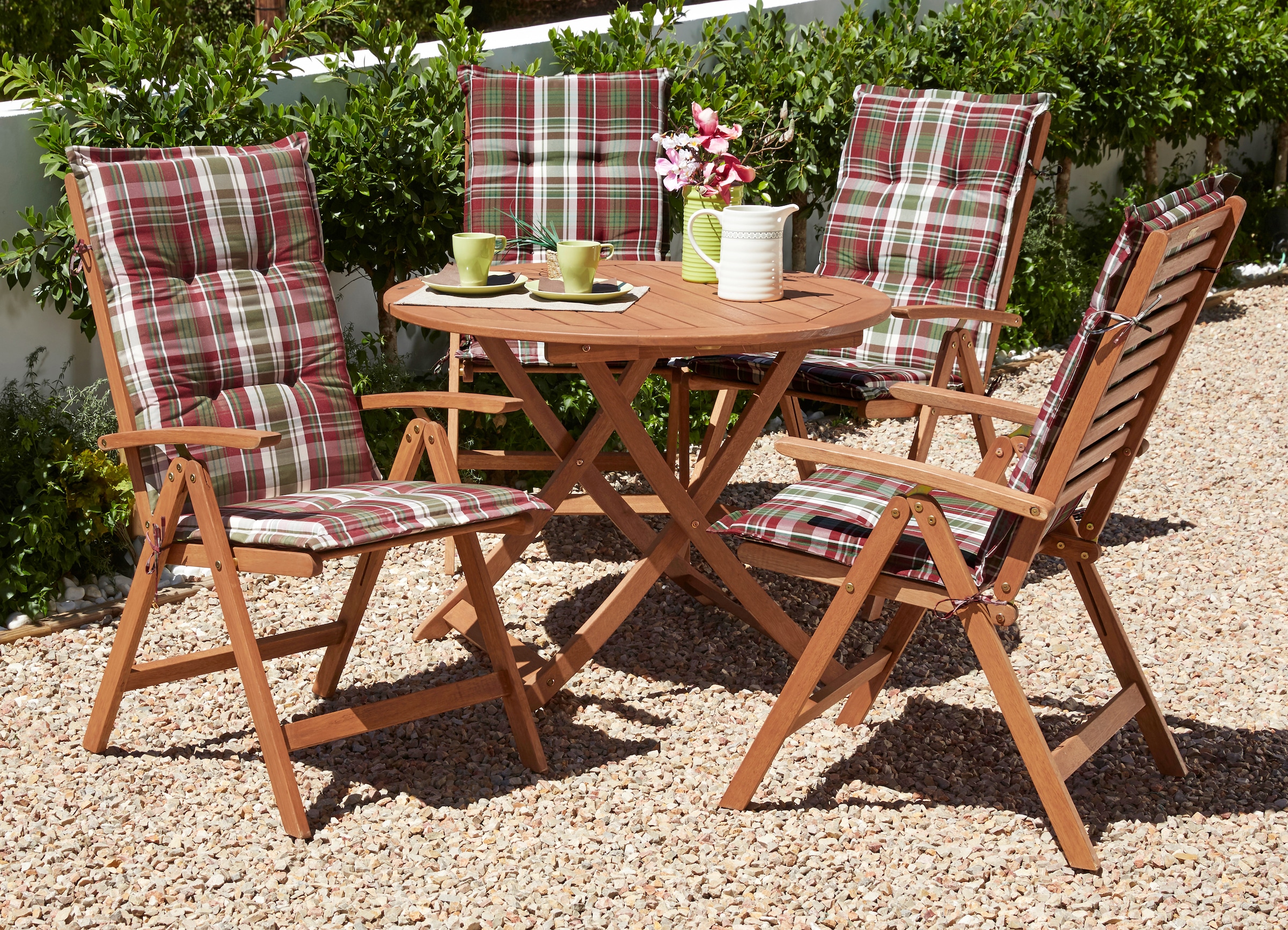 Garten-Essgruppe MERXX "Borkum", braun, Sitzmöbel-Sets