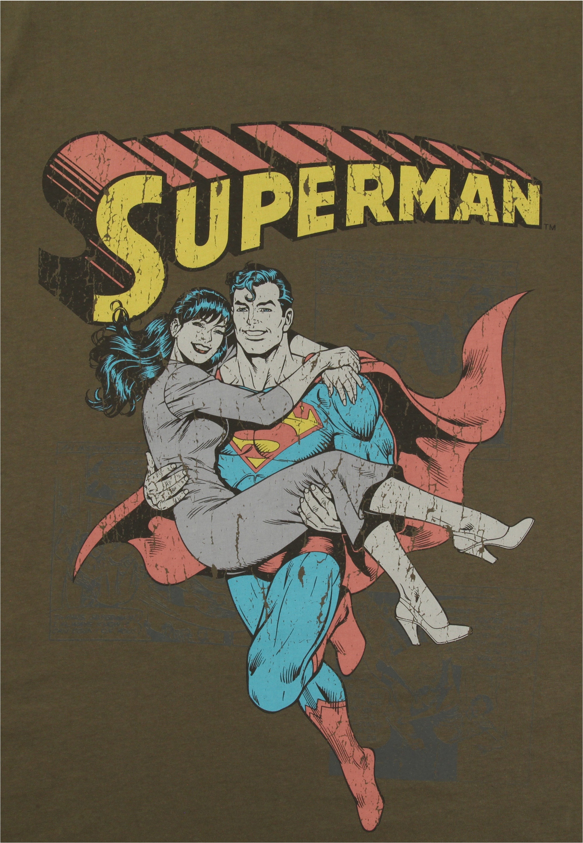 Recovered T-Shirt »Superman Comic Graphic«, (1 tlg.), mit coolem Superman-Print im Comic-Stil