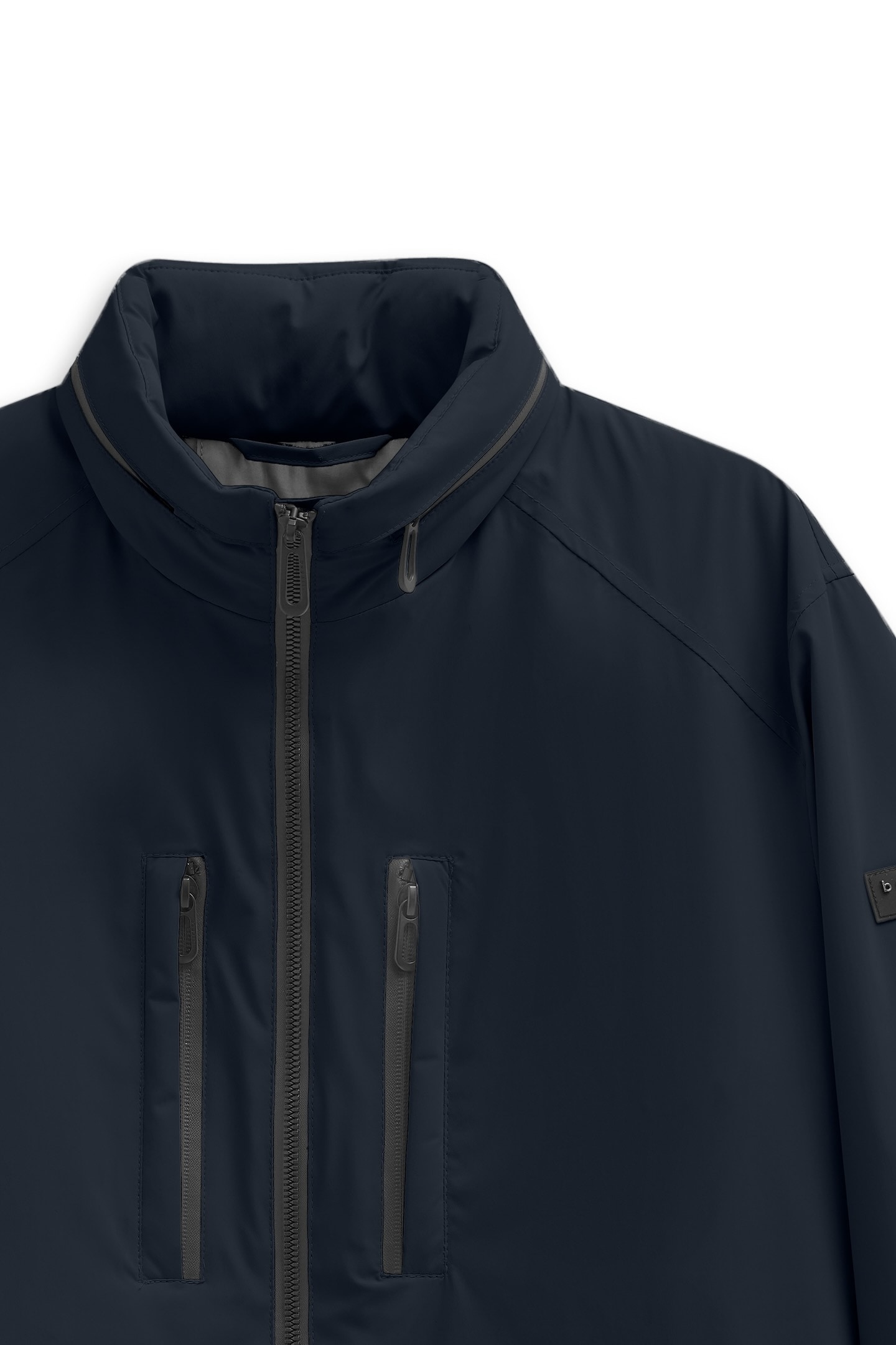 bugatti Regenjacke »Rainseries«, mit Kapuze, Regular Fit mit Kapuze & Stehkragen
