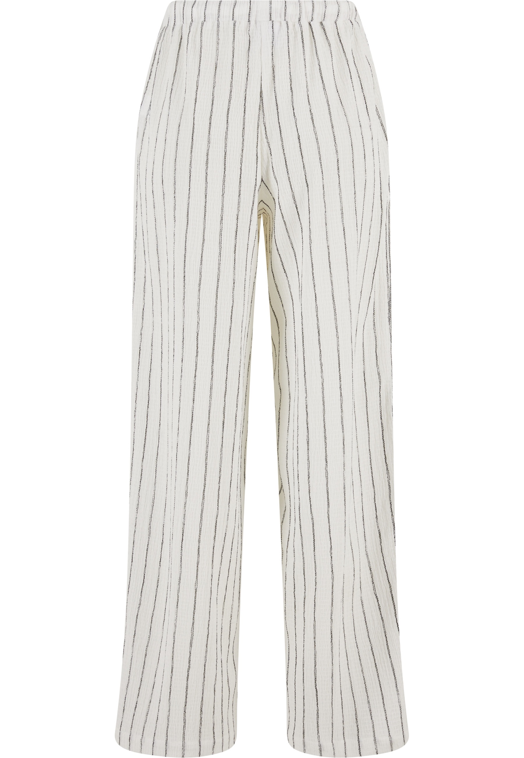 URBAN CLASSICS Stoffhose "Urban Classics Ladies Structured Striped Relaxed günstig online kaufen