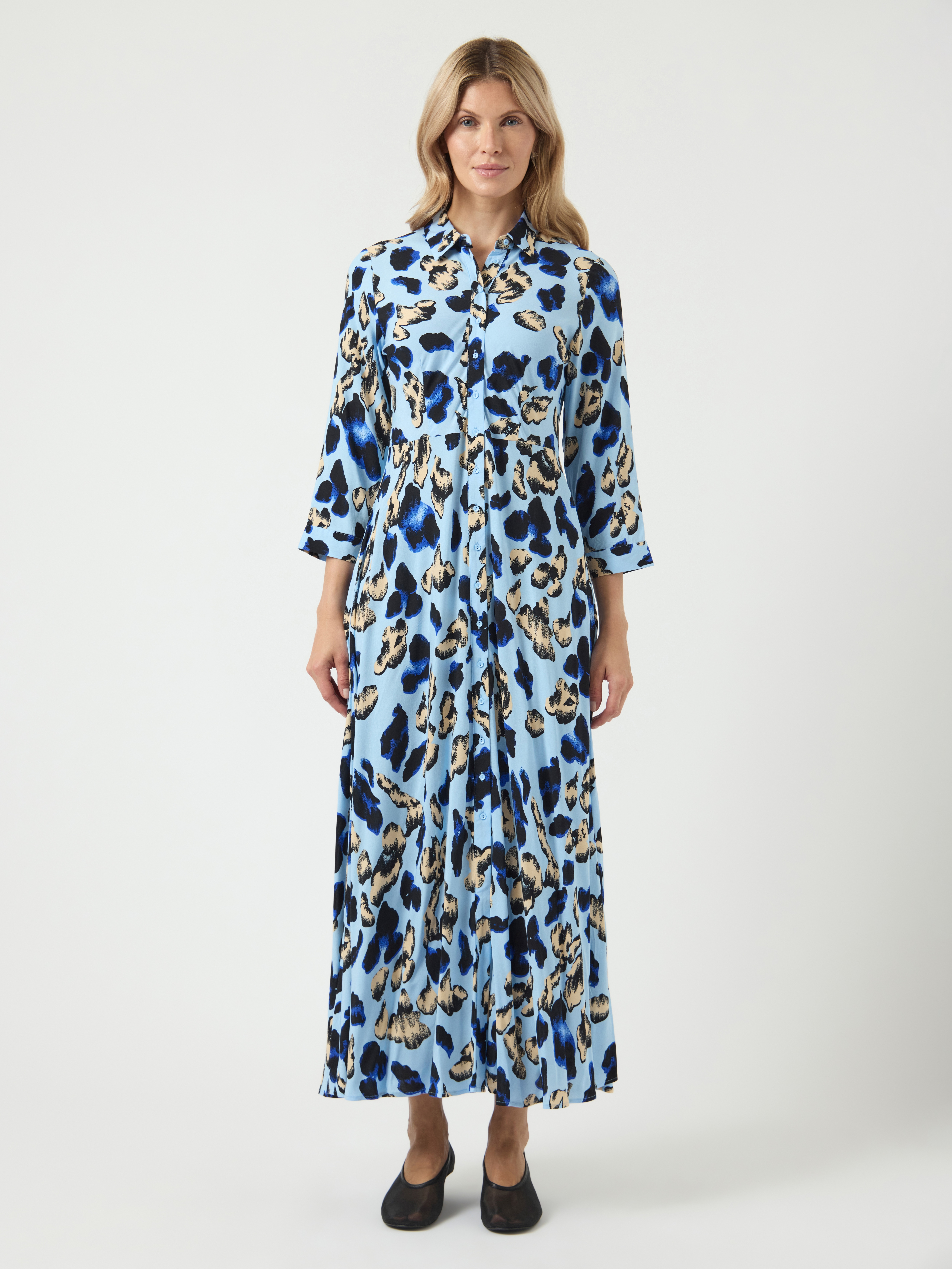 Y.A.S "YASSAVANNA LONG SHIRT DRESS" Viskose, loose fit