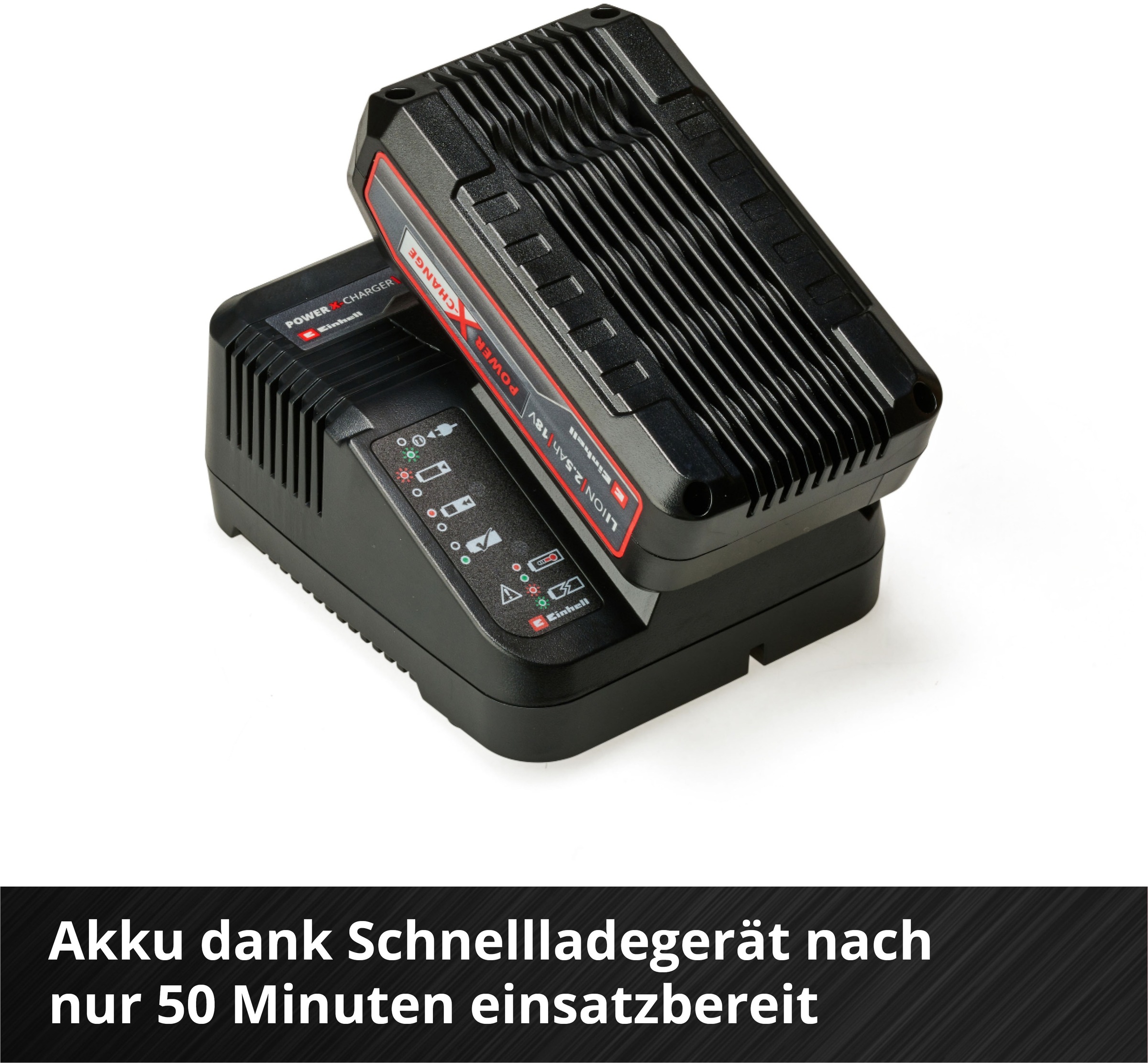 Einhell Akku-Heckenschere »GC-CH 18/40 Li (1x 2,5 Ah)«, (Set), 3tlg., inkl. Akku und Ladegerät