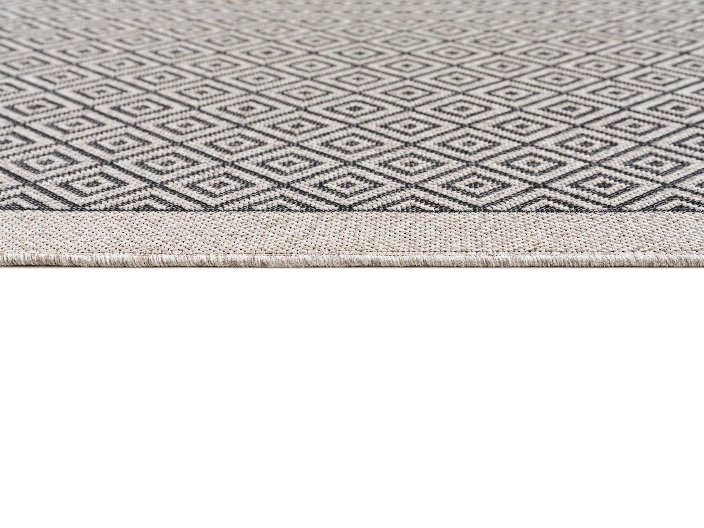 andas Teppich »Aliza«, rechteckig, auf Bordüre,Rauten-Design, Rechnung geeignet mit UV-beständig, | BAUR Outdoor & wetterfest