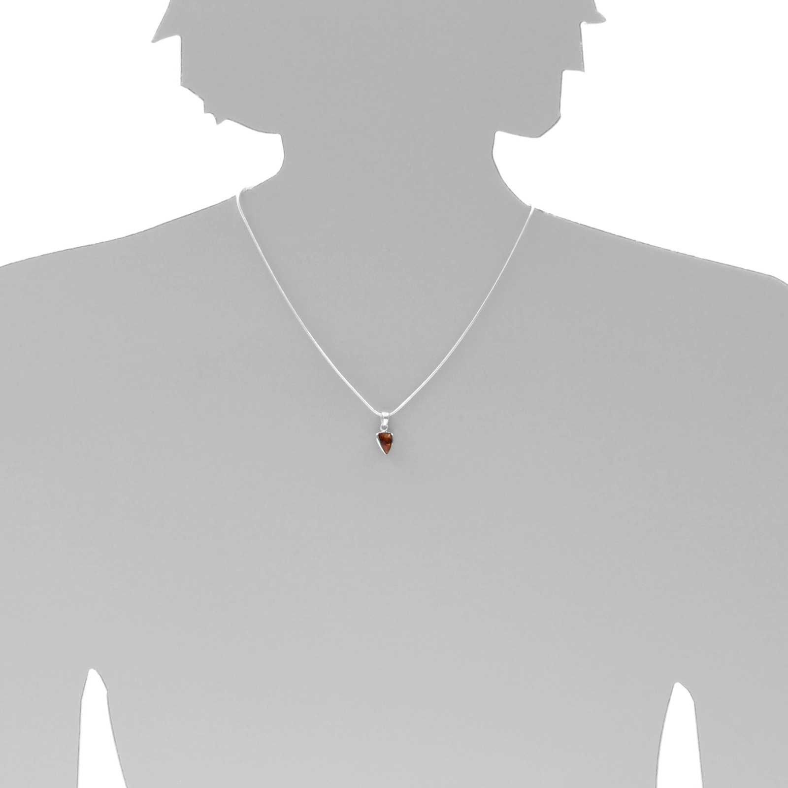 OSTSEE-SCHMUCK Kettenanhänger »- Lara - Silber 925/000 - Bernstein«