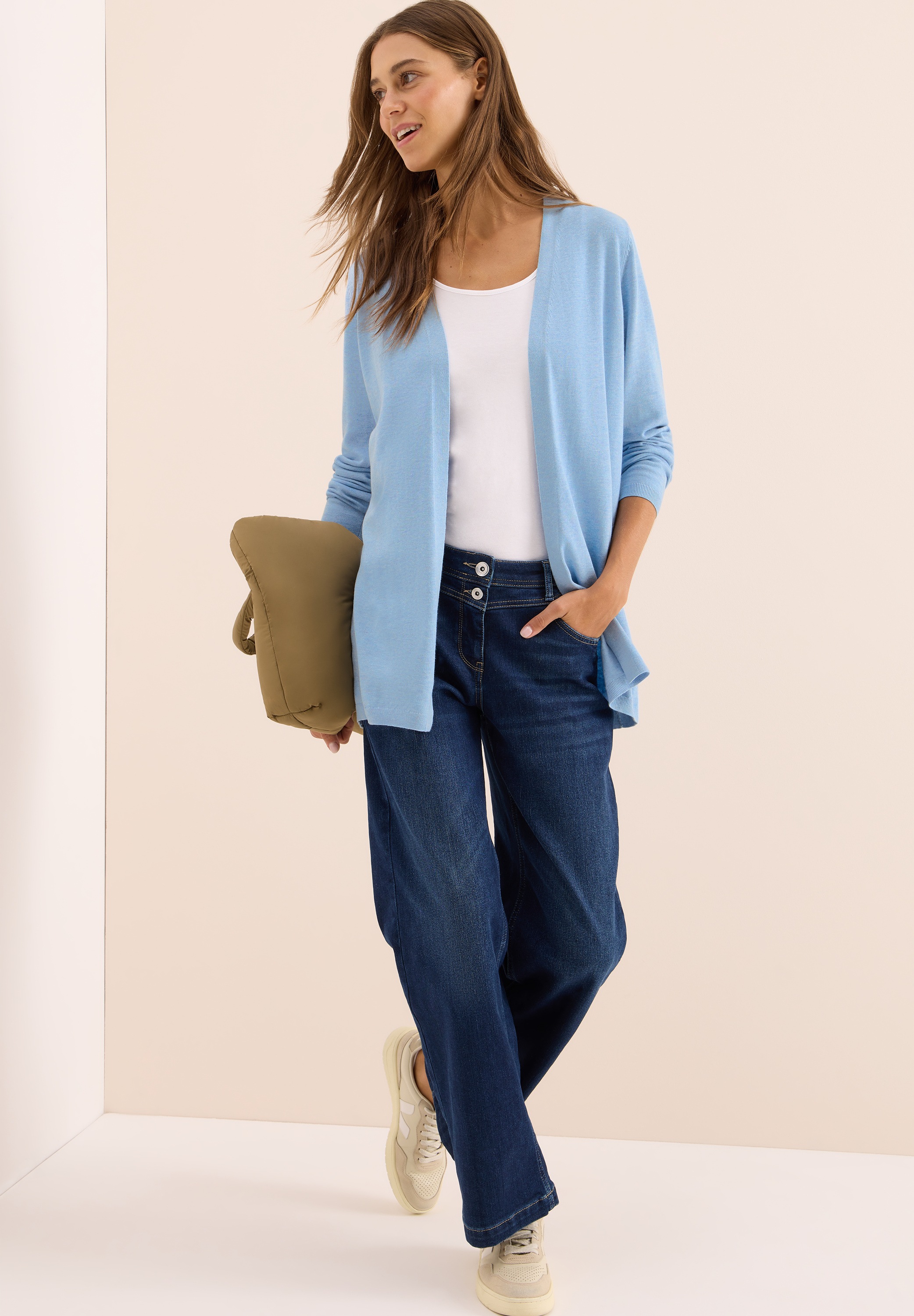 Cecil Longstrickjacke im soften Baumwoll-Mix günstig online kaufen