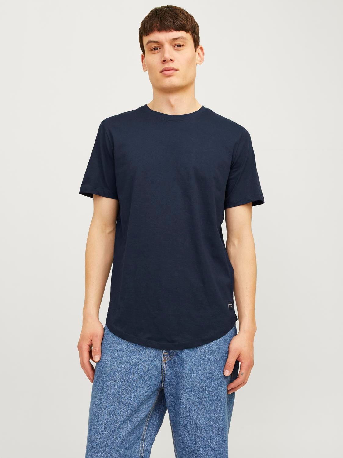 Jack & Jones T-Shirt »JJENOA TEE SS CREW NECK 5PK MP NOOS«