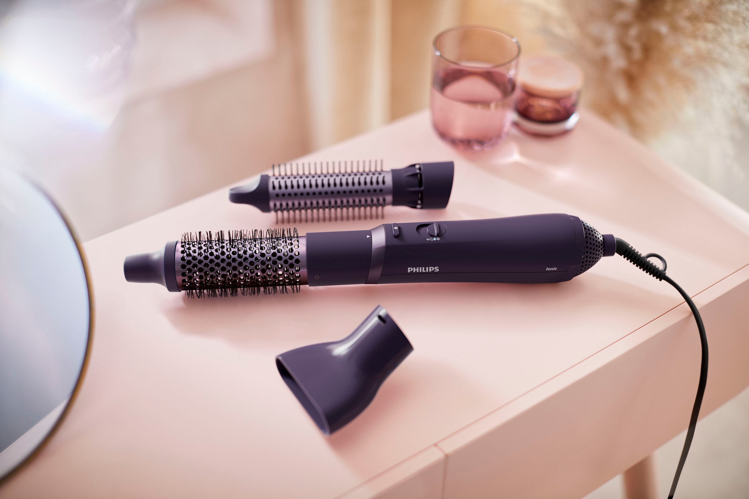 Philips Warmluftbürste »AirStyler Series 3000 BHA305/00«, 3 Aufsätze, mit Ionen-Technologie, Keratin-Keramikbeschichtung und 3 Aufsätzen