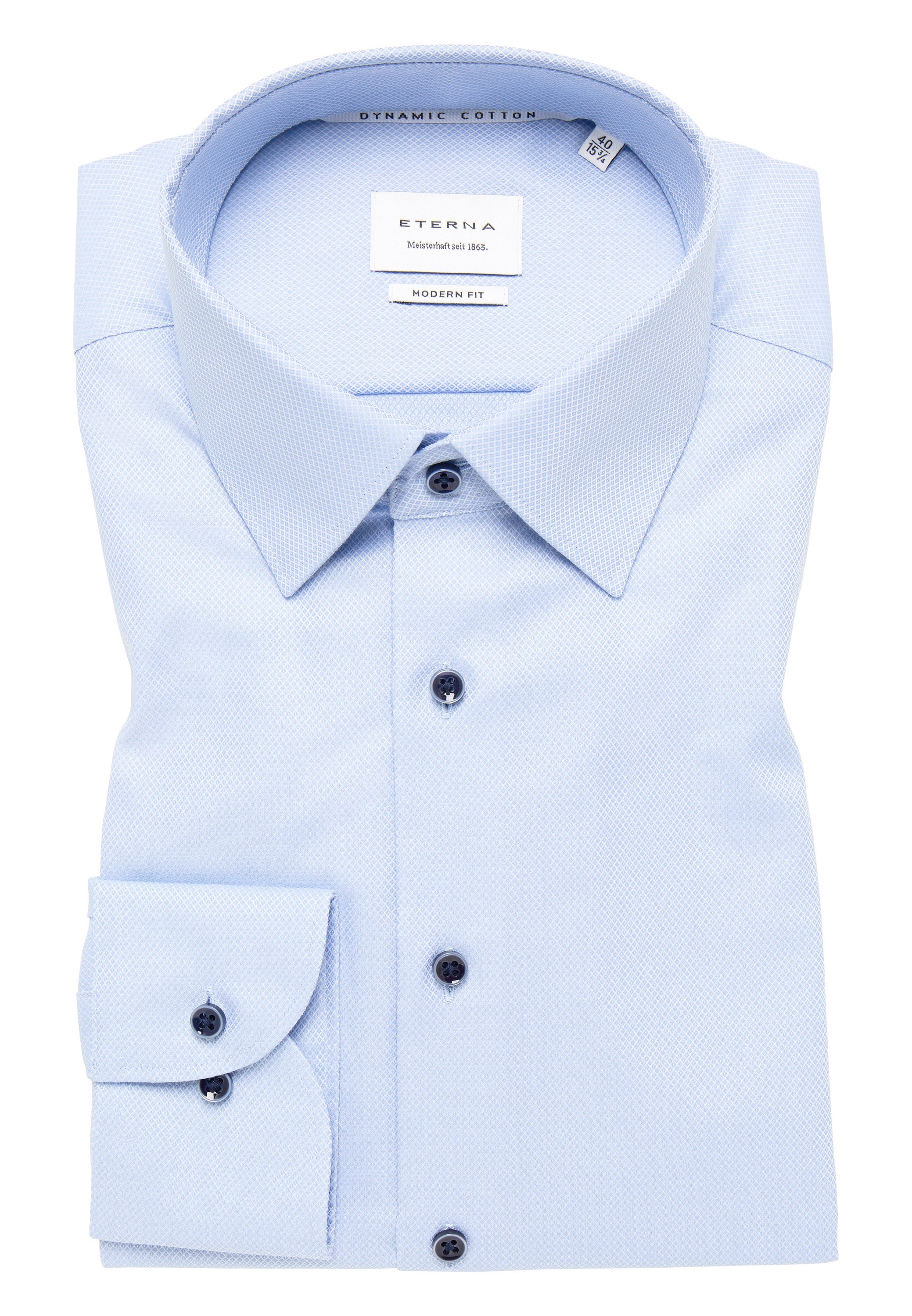 Eterna Langarmhemd »MODERN FIT«, NON IRON (bügelfrei)