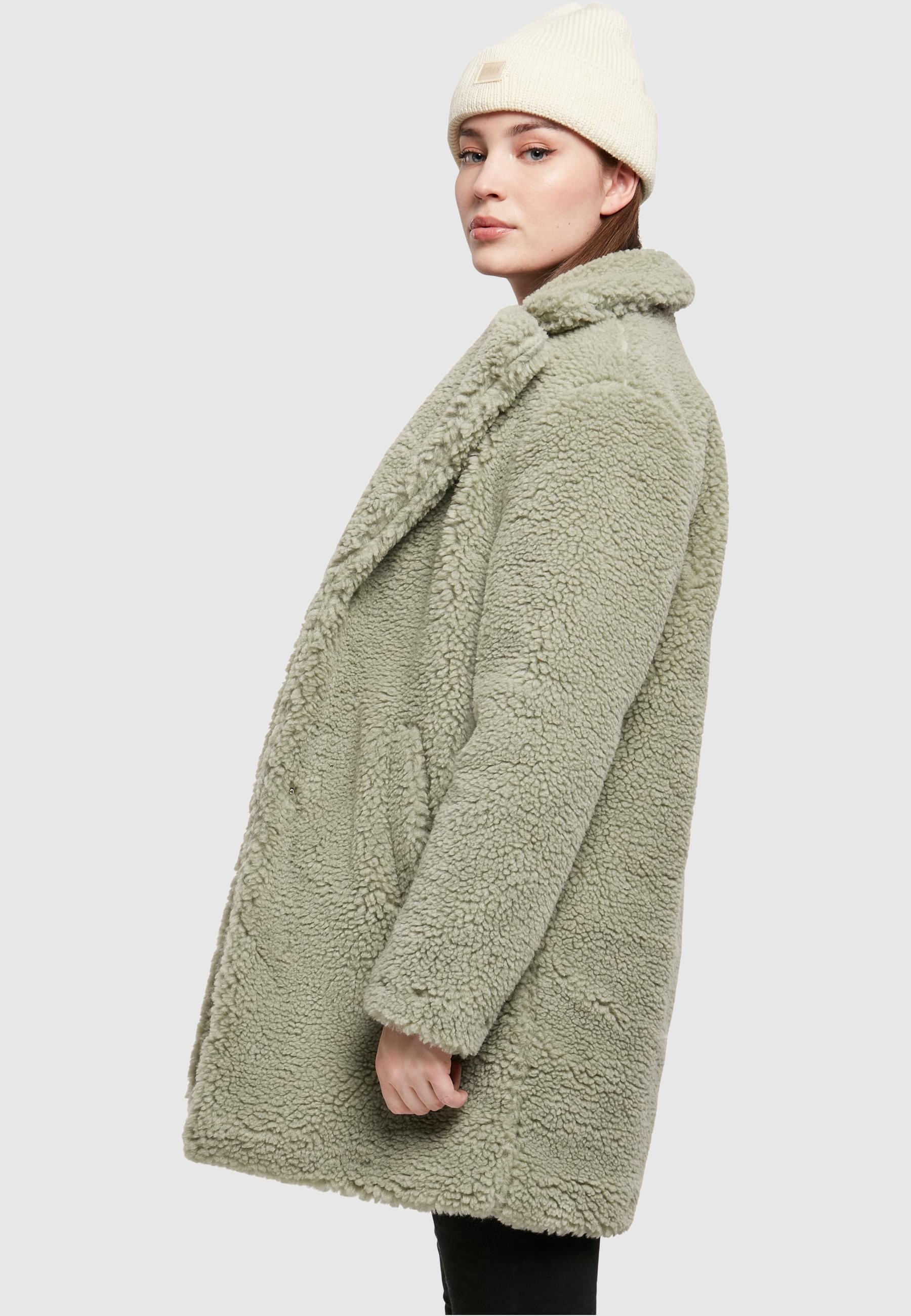 URBAN CLASSICS Parka »Urban Classics Damen Ladies Oversized Sherpa Coat«, (1 St.), ohne Kapuze