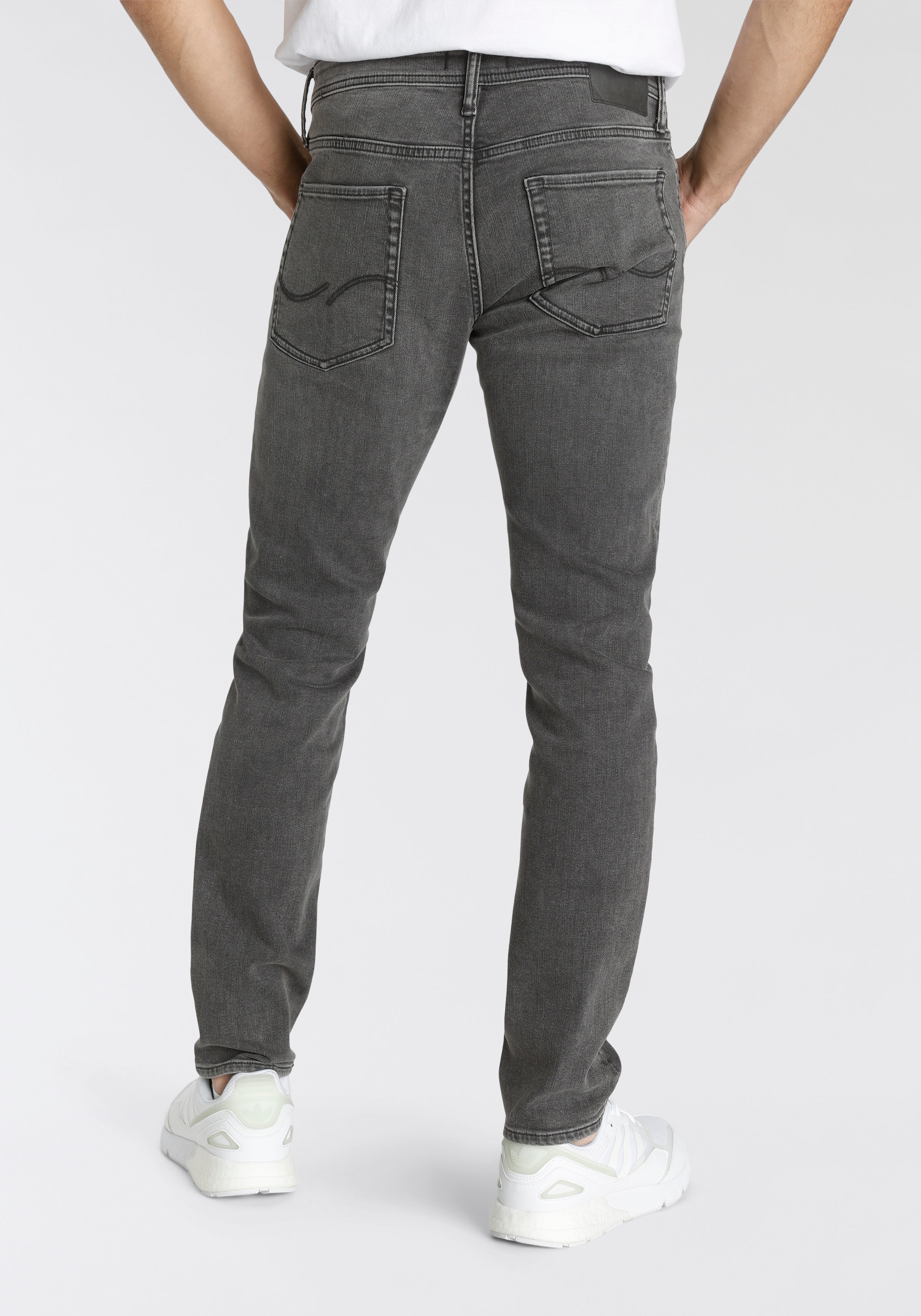 Thumbnail - Jack & Jones "JJIGLENN – Jeans mit Stretch und figurbetonter Silhouette" Used, modisch, slim fit, Denim/Jeans