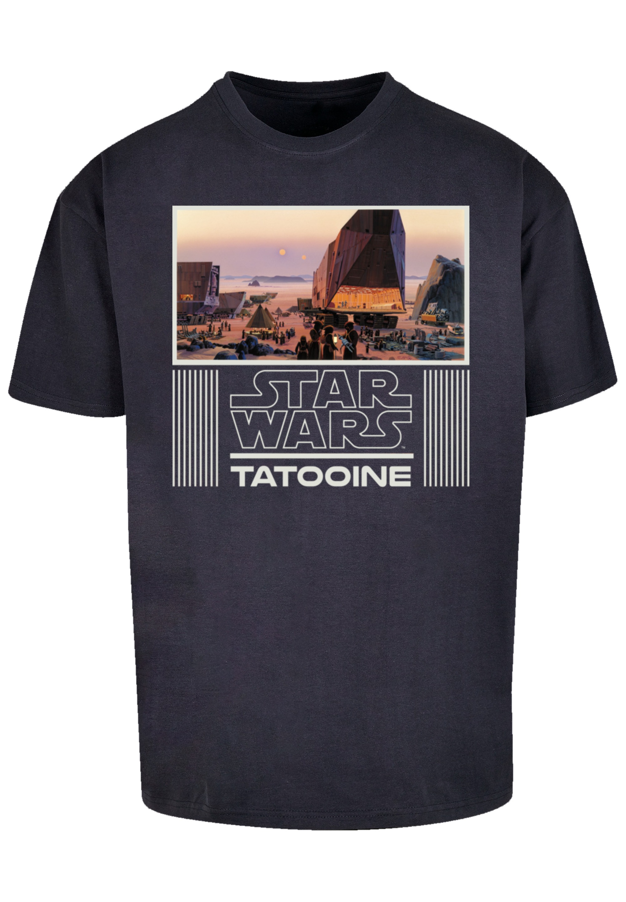 F4NT4STIC T-Shirt »Star Wars Tatooine Panorma«, Premium Qualität, Star Wars