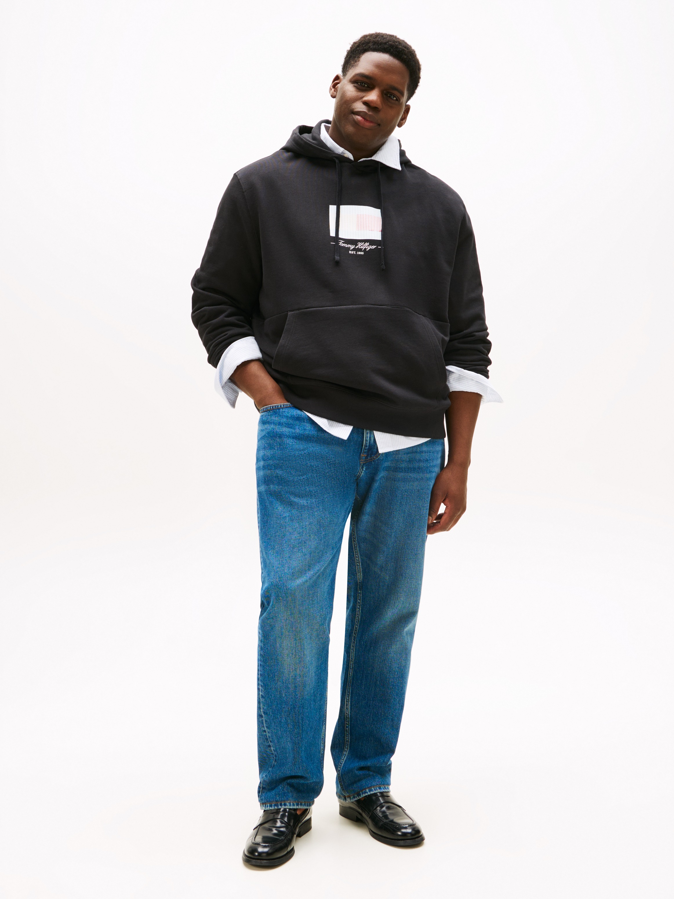 Tommy Hilfiger Big & Tall Kapuzensweatshirt "BT-ITHACA FLAG HOODIE-B", Groß günstig online kaufen