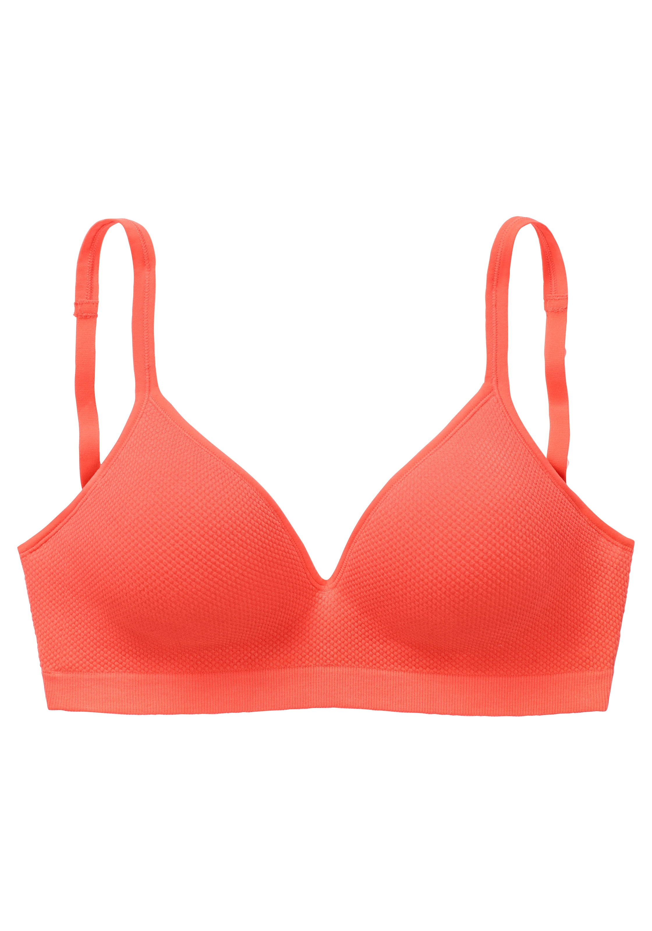 LASCANA Push-up-BH »COMFY BRA«, ohne Bügel aus weicher Baumwollqualität, Basic Dessous